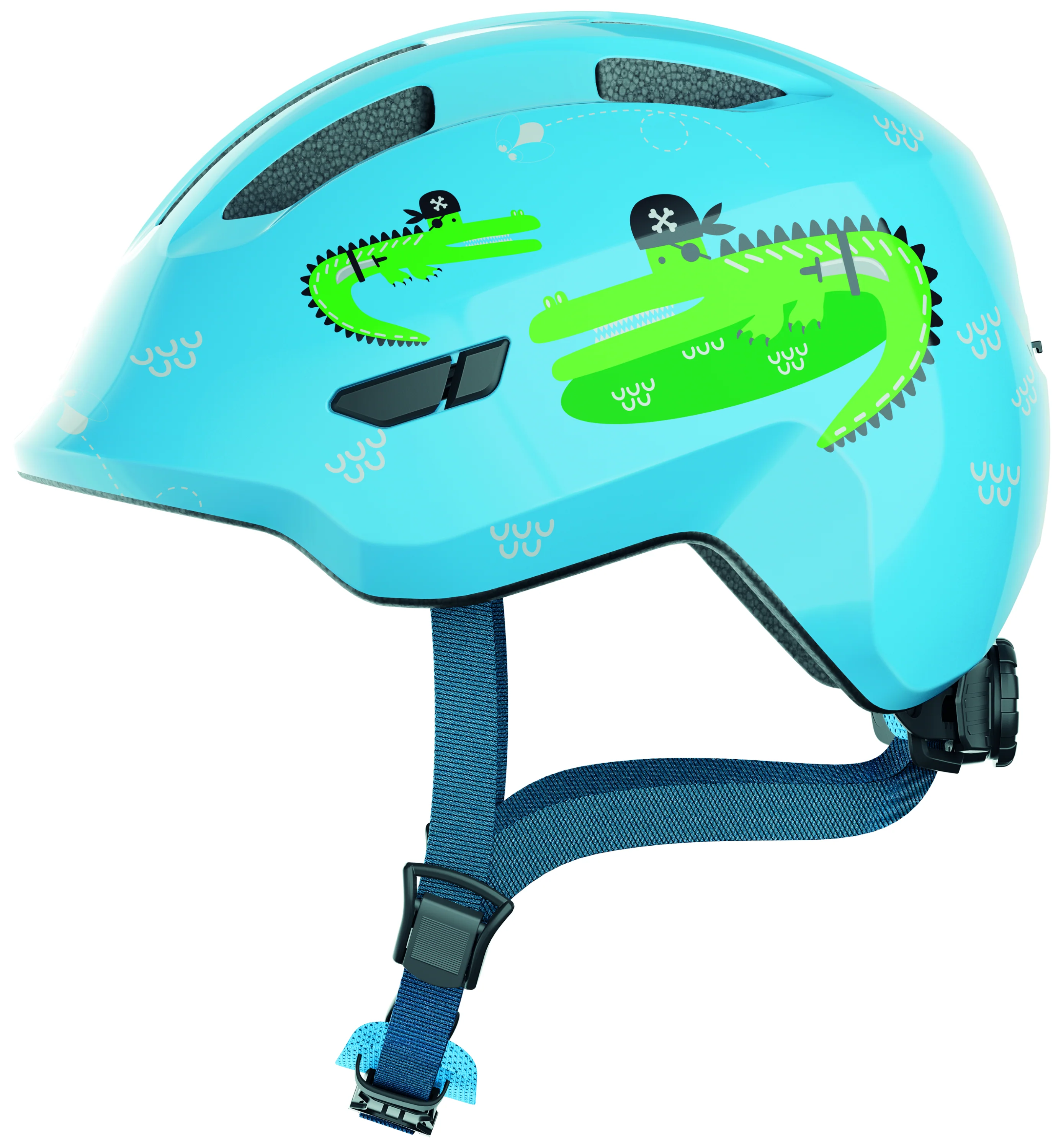 Abus Smiley 3.0 Kinderhelm blue croco