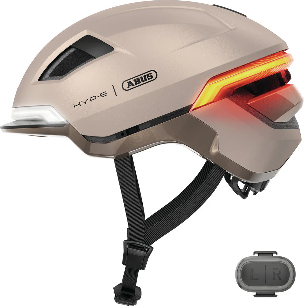 ABUS HYP-E Helm Urban champagne gold - Image 3