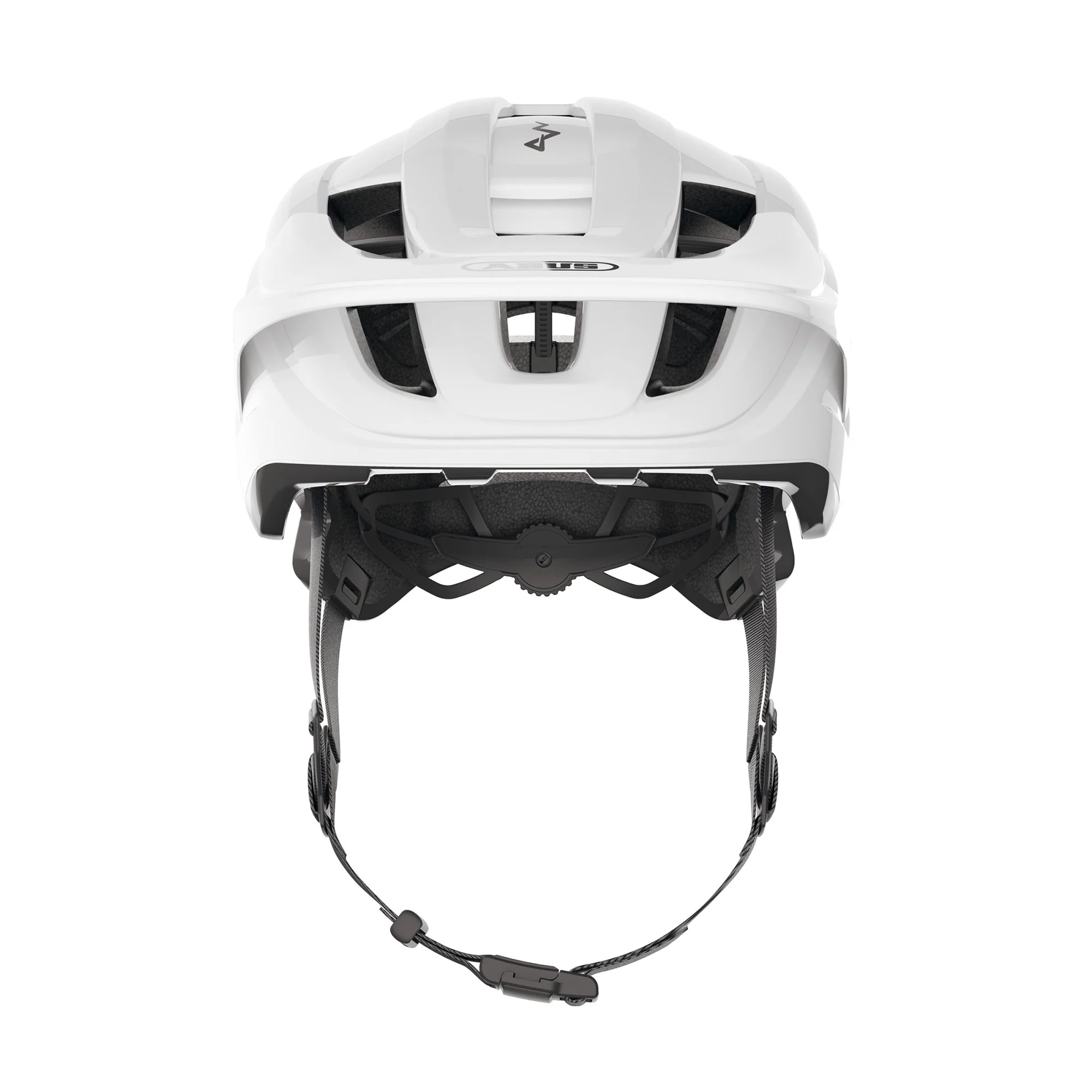 Abus CliffHanger MIPS Mountainbike Helm shiny white - Image 2