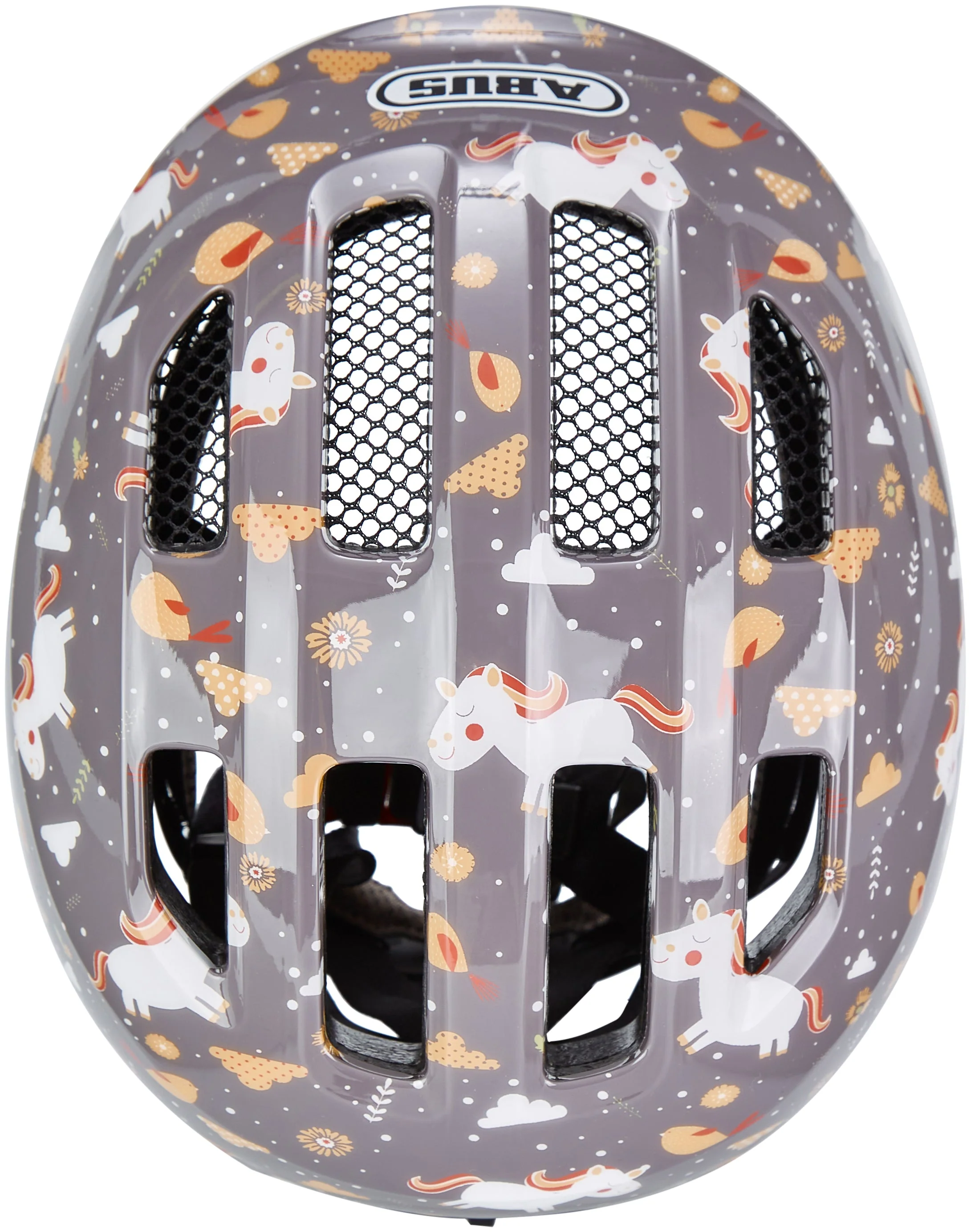 ABUS Smiley 3.0 Helm Kids grey horse - Image 6