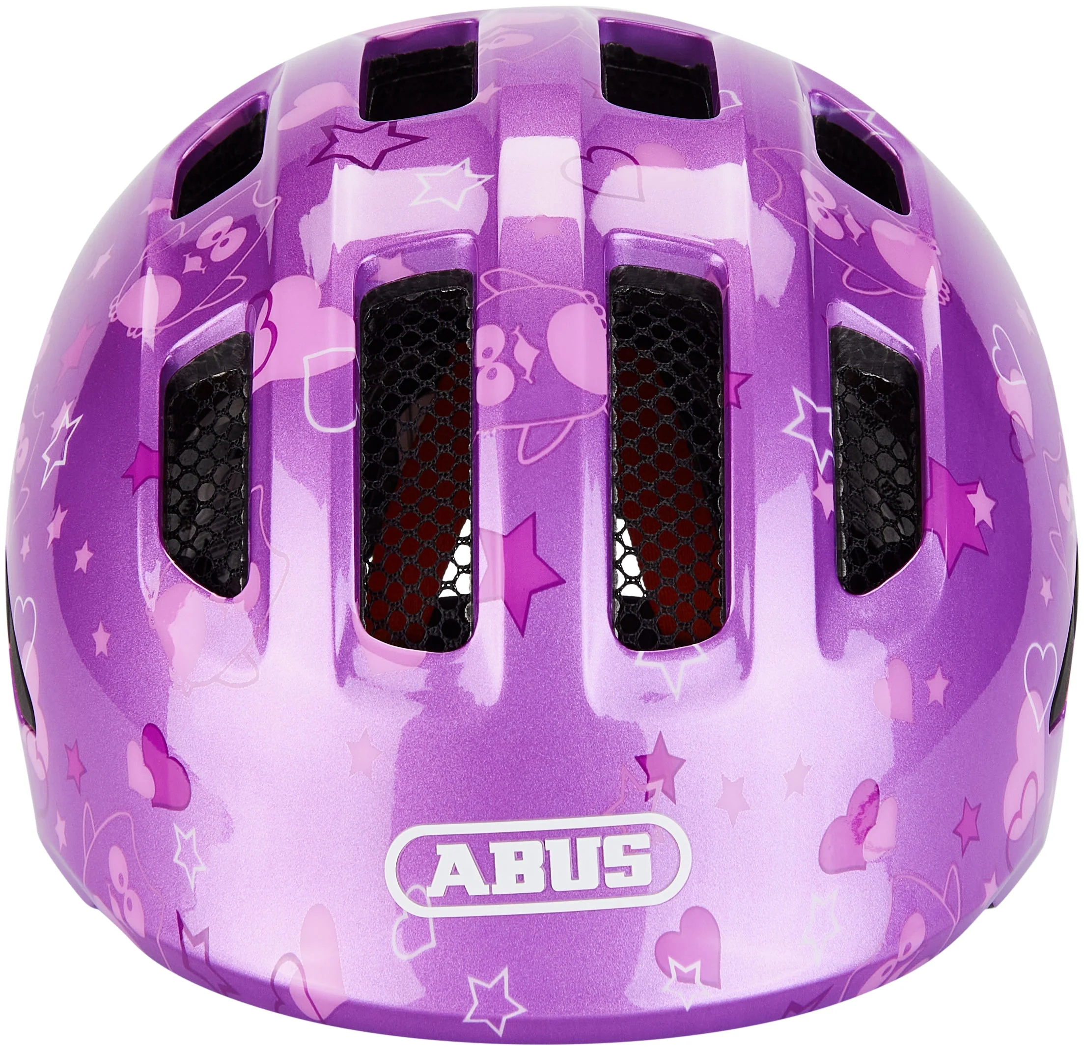 ABUS Smiley 3.0 Helm Kids purple star - Image 2