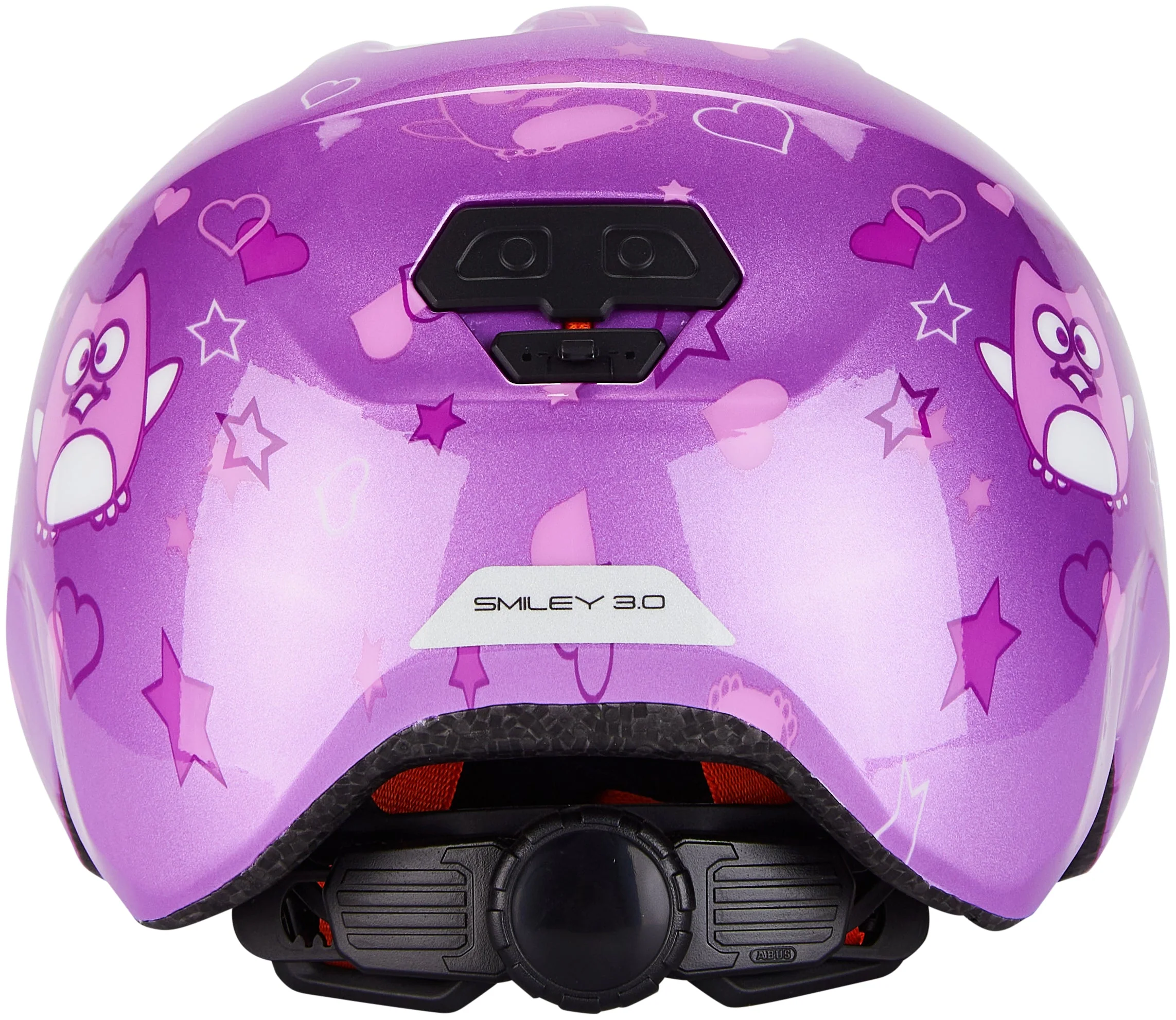 ABUS Smiley 3.0 Helm Kids purple star - Image 5