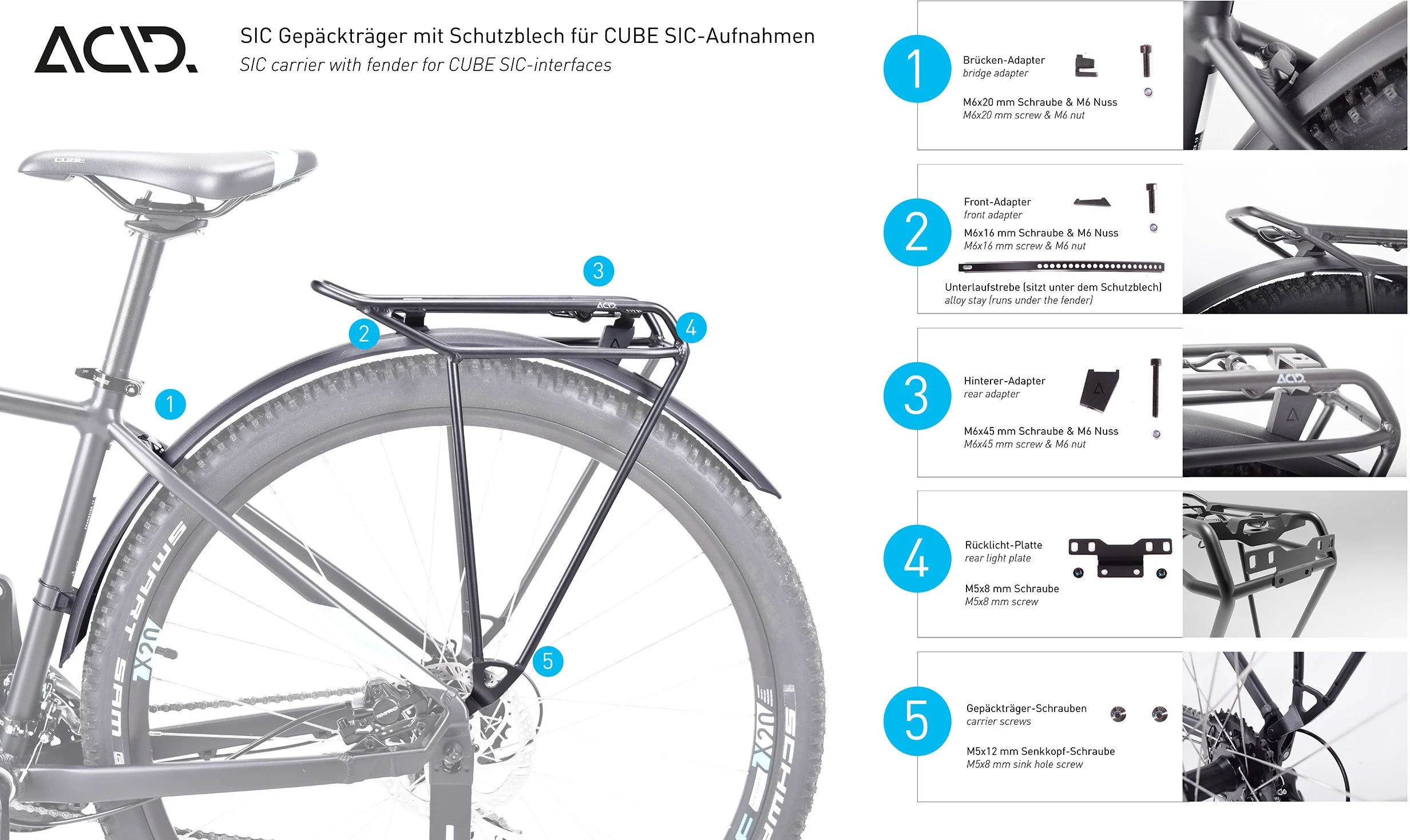 ACID Gepäckträger SIC 28" RILink - Image 6