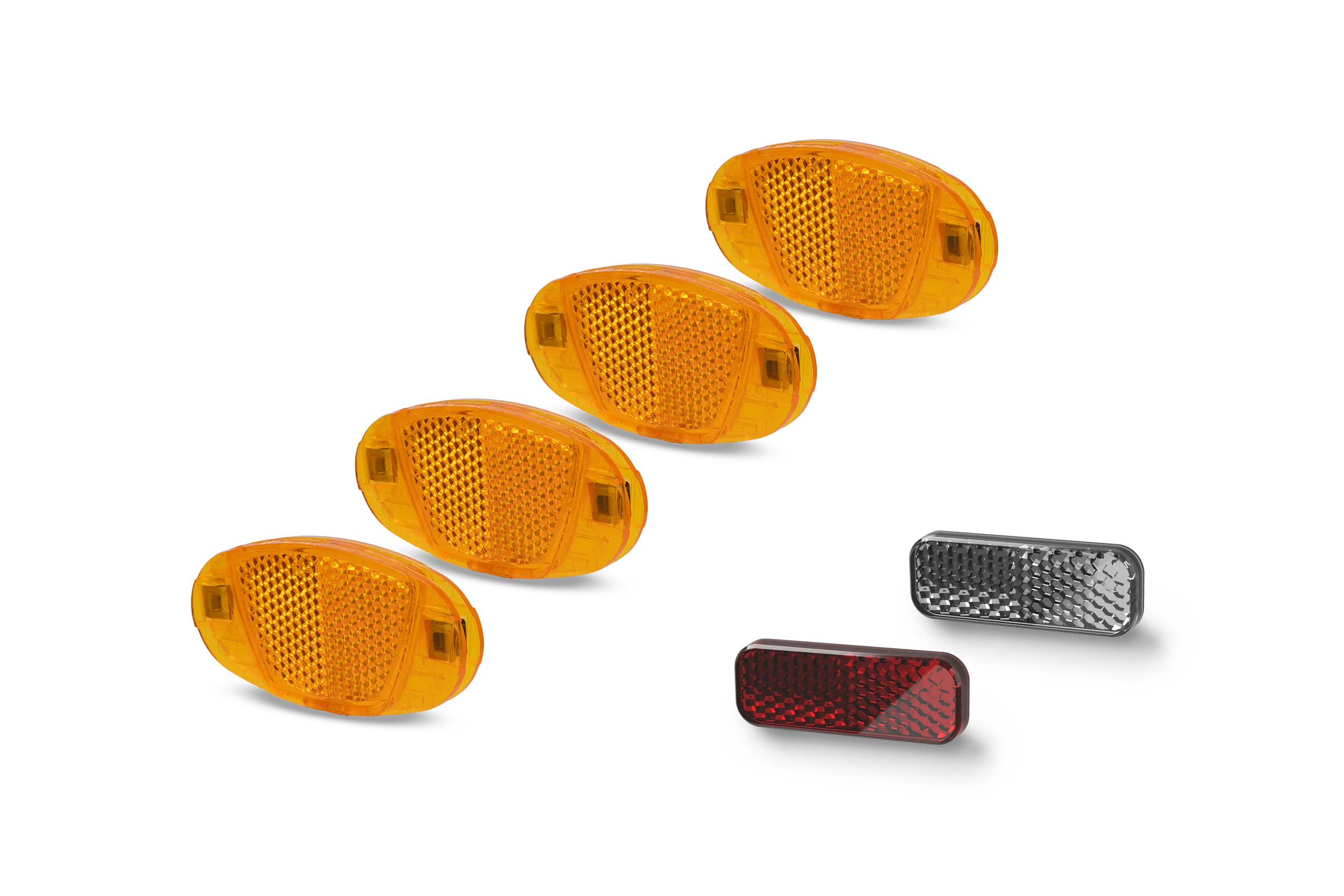 ACID Reflektorset für Lenker / Sattelstütze