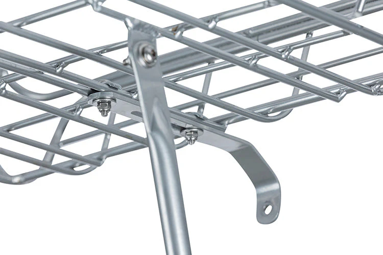 Basil Portland Vorderrad-Gepäckträger für 26"/28" Vorderrad silber - Image 2