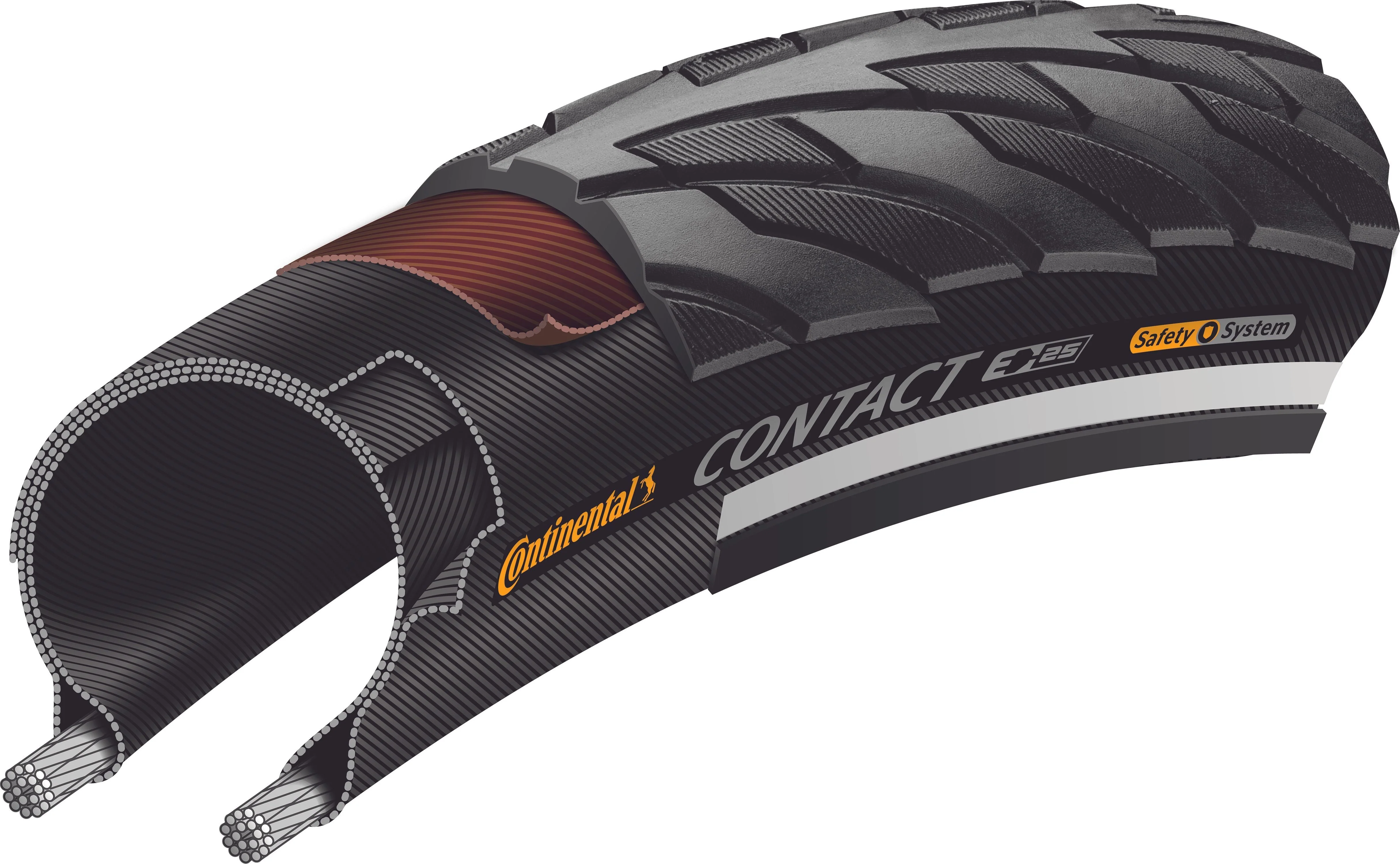 Continental Contact Drahtreifen SafetySystem Breaker 28" Reflex - Image 3