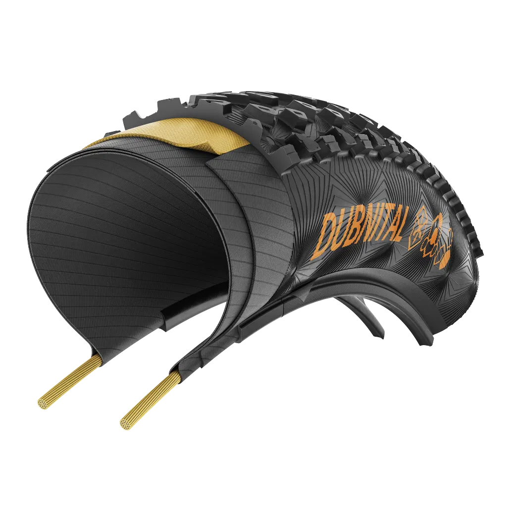 Continental Dubnital Trail Grip Falt 28" Faltreifen  schwarz / schwarz skin - Image 4