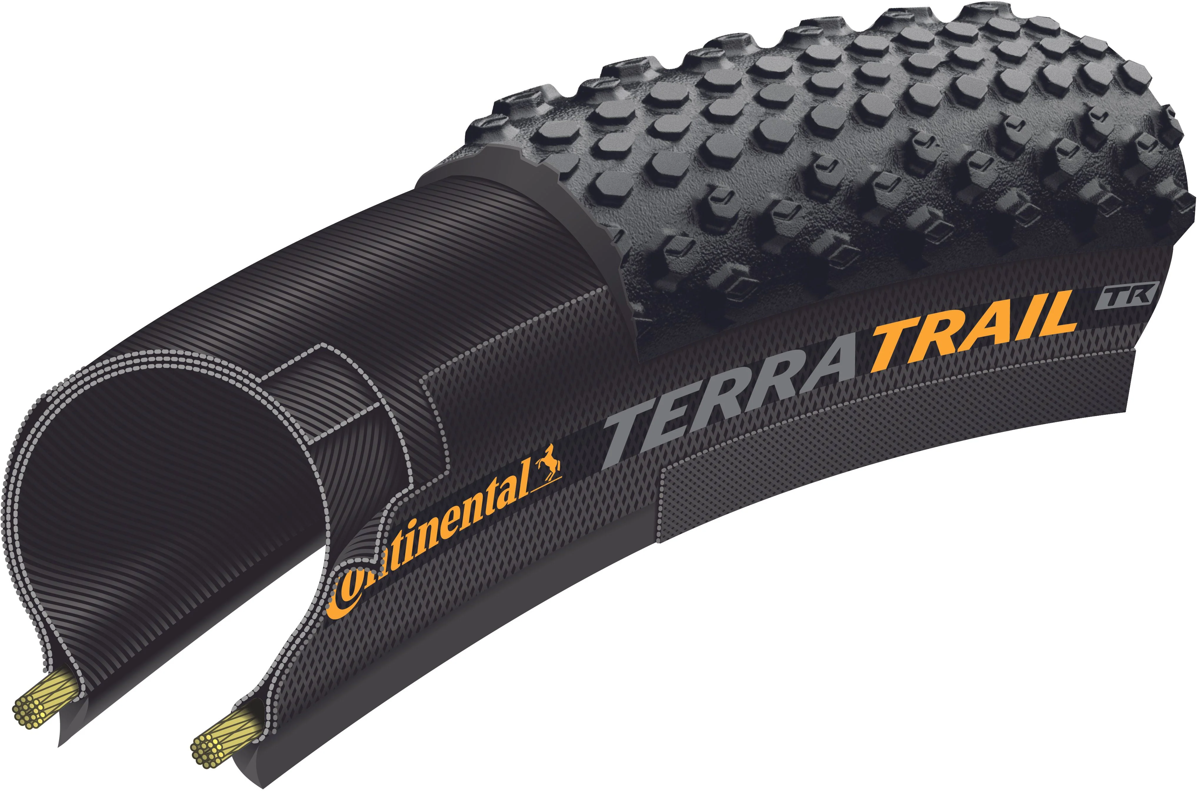 Continental Terra Trail ShieldWall Faltreifen 700x40C TLR E-25 schwarz/braun - Image 3