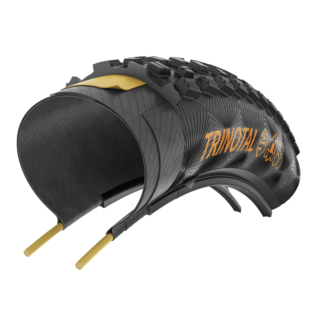 Continental Trinotal Race Grip Falt 28" Faltreifen  schwarz / schwarz skin - Image 3