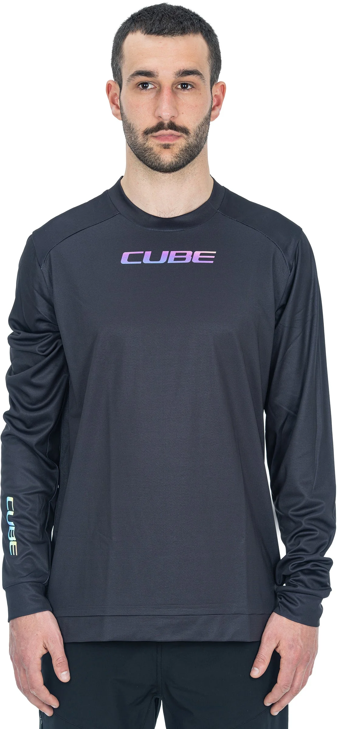 CUBE ATX Rundhalstrikot langarm black Herren - Image 7