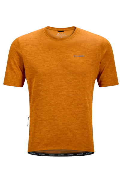 Cube GRAVEL Trikot kurzarm mustard