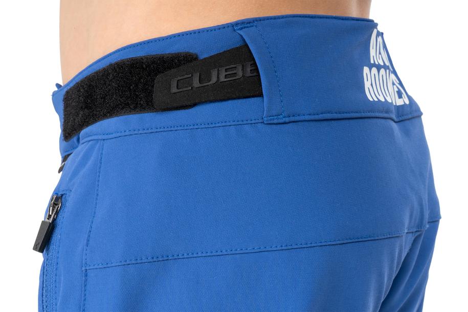 Cube MTB Baggy Short ROOKIE X Actionteam blue - Image 5