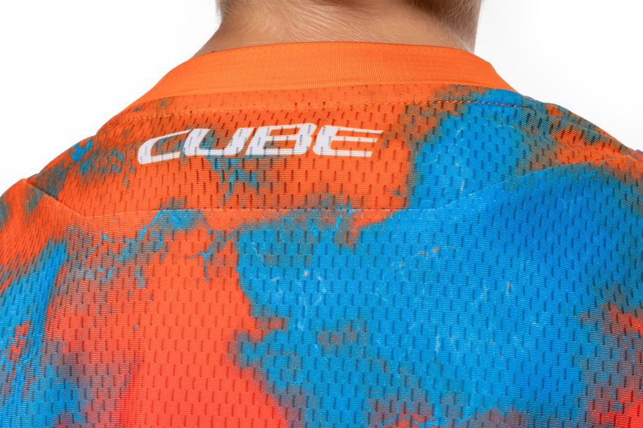 Cube MTB Trikot ROOKIE X Actionteam kurzarm blue´n´pink´n´orange - Image 5