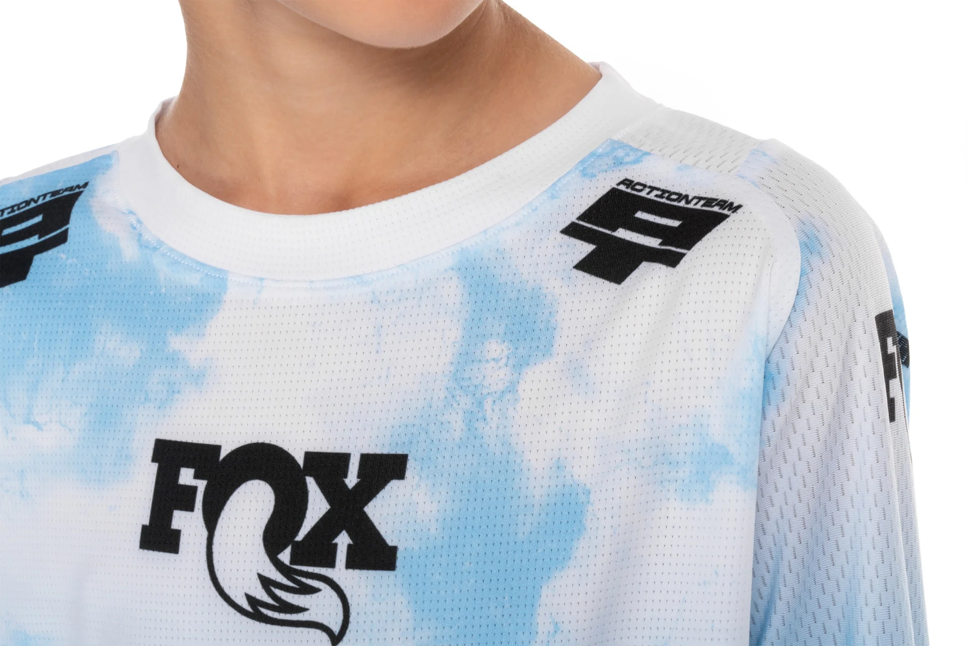 CUBE MTB Trikot ROOKIE X Actionteam langarm topas blue - Image 4