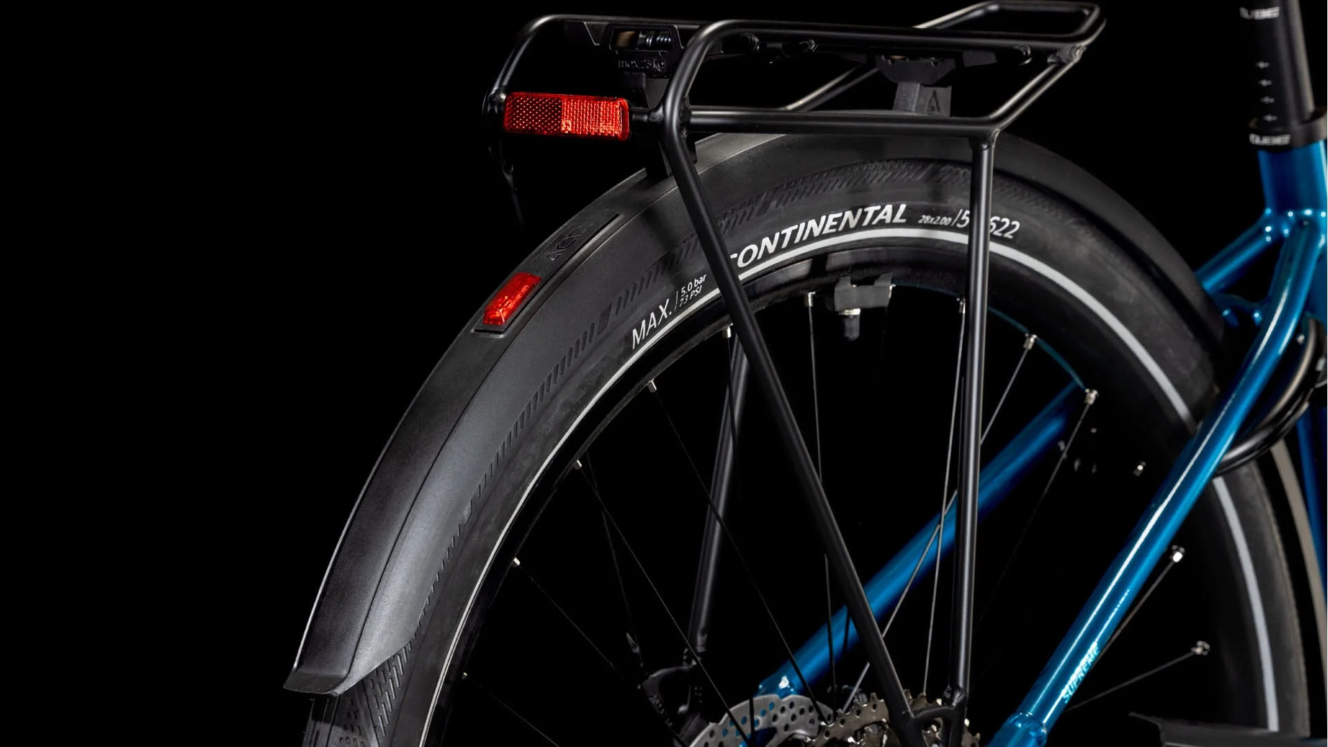 Cube Supreme Hybrid Pro 625 Easy Entry electricblue´n´blue (2026) - Image 4