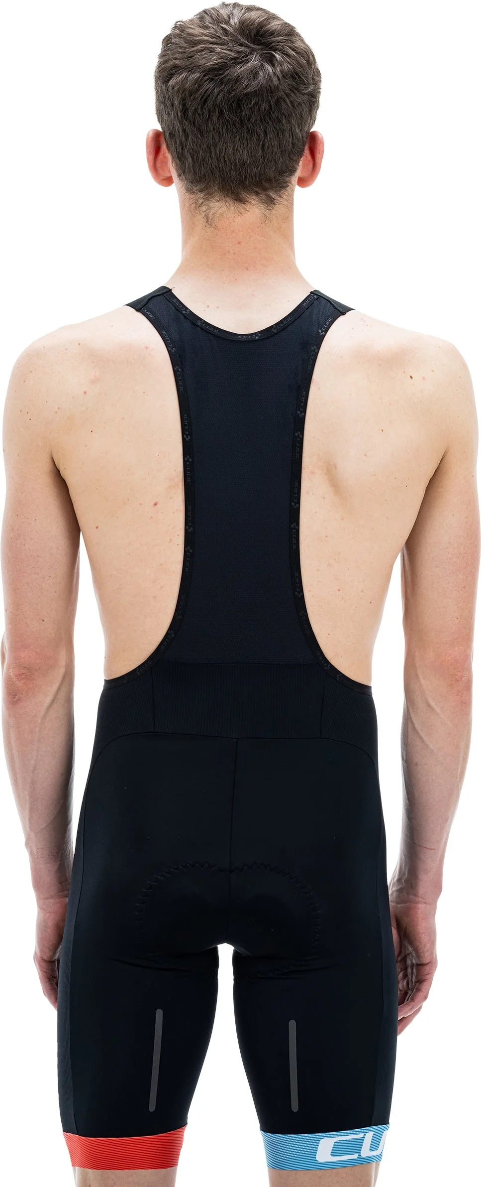 CUBE TEAMLINE Trägerhose kurz black´n´blue´n´red - Image 3