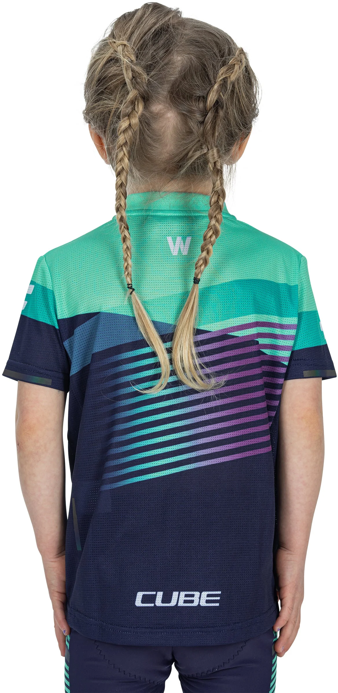 CUBE TEAMLINE Trikot ROOKIE kurzarm blue´n´mint - Image 6