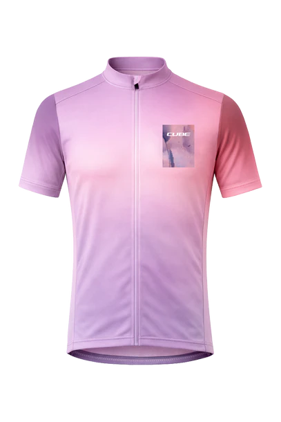 Cube Trikot CMPT Artline kurzarm purple´n´rose