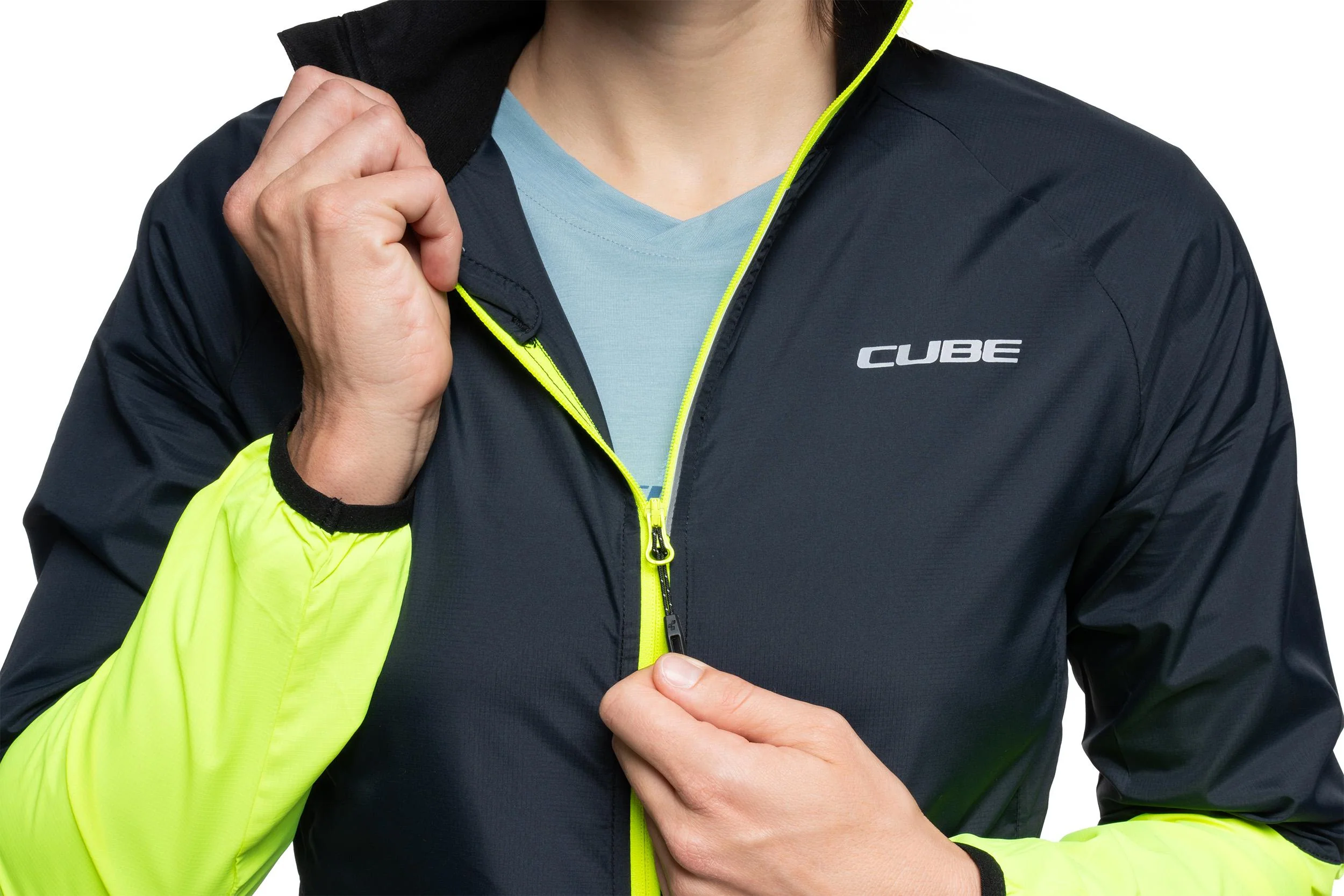 Cube WS Windjacke CMPT black´n´yellow - Image 3