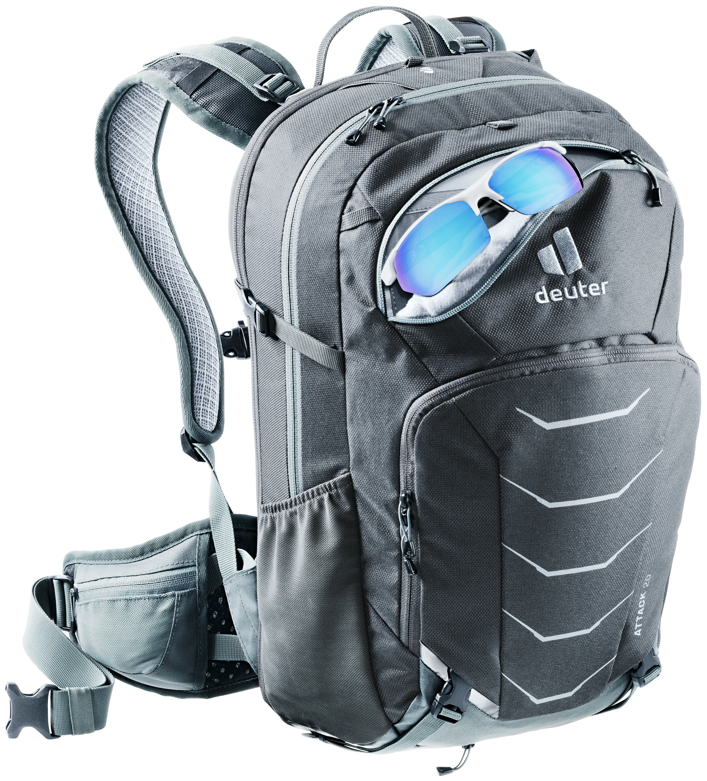 deuter Attack 20 Fahrradrucksack grau - Image 5