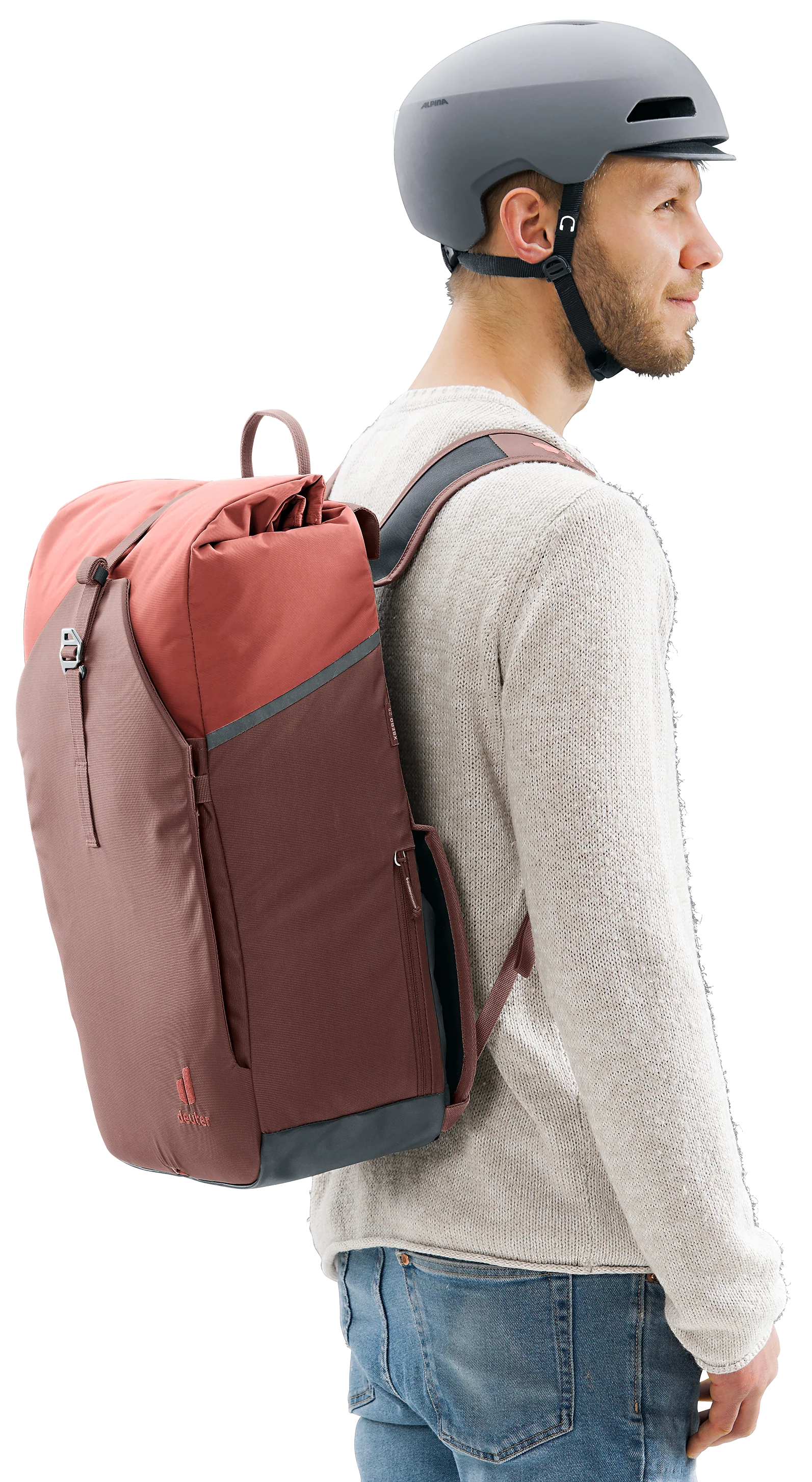deuter Xberg 25 Rucksack Gepäckträgertasche raisin-caspia - Image 10