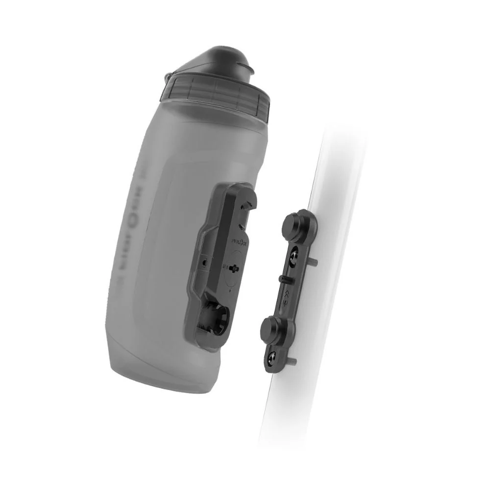 Fidlock Twist Bottle 590ml inkl. Base Fahrrad-Befestigung transparent/schwarz