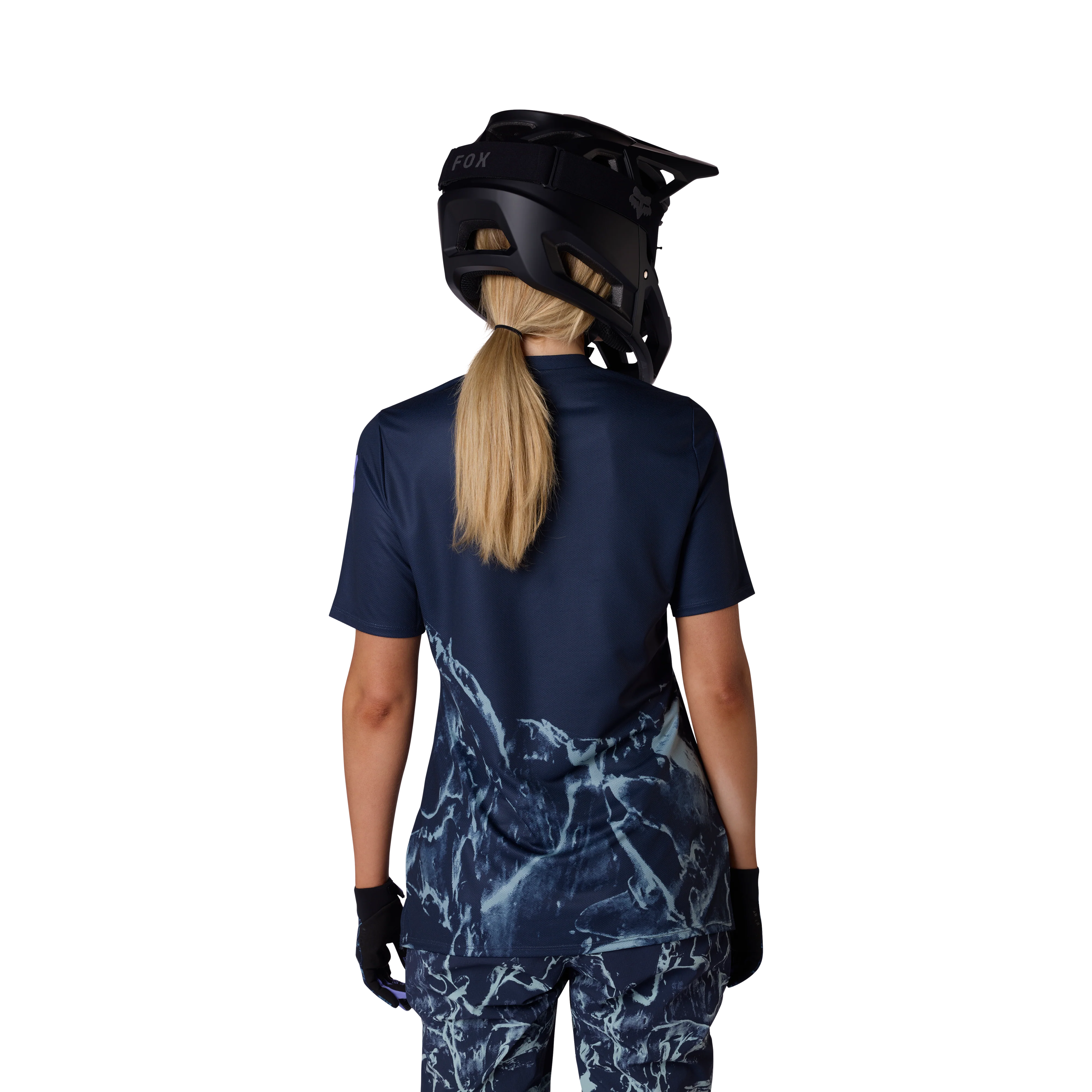 Fox W Ranger SS Jersey Img Print Arctic Blue - Image 4