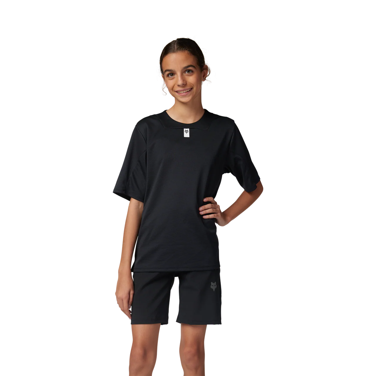 Fox YTH Defend SS Jersey Black - Image 3