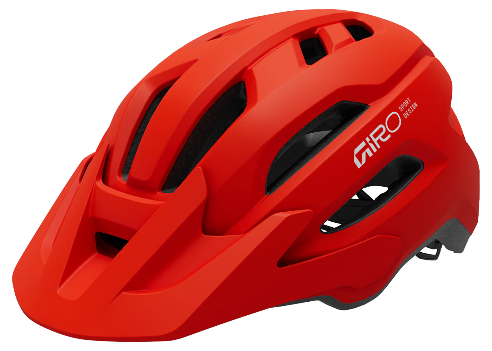 Giro Fixture II MTB-Helm matte flame red