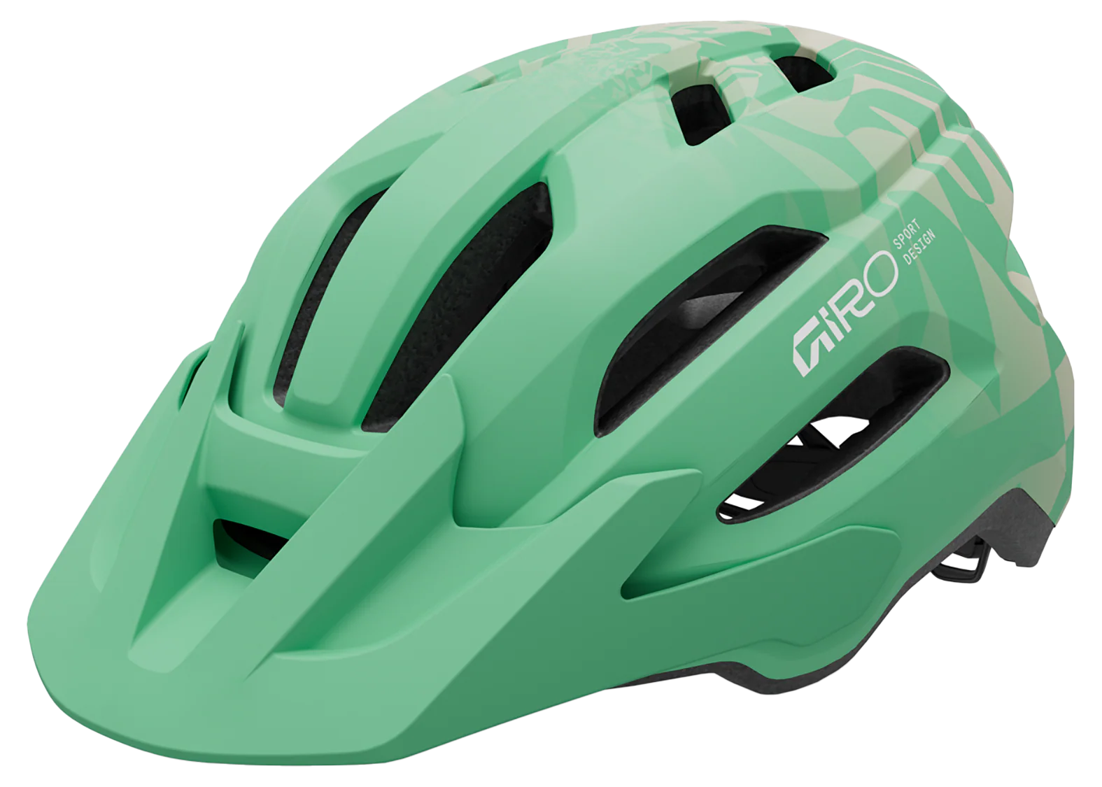 Giro Fixture II Y Jugend-Helm matte green rush