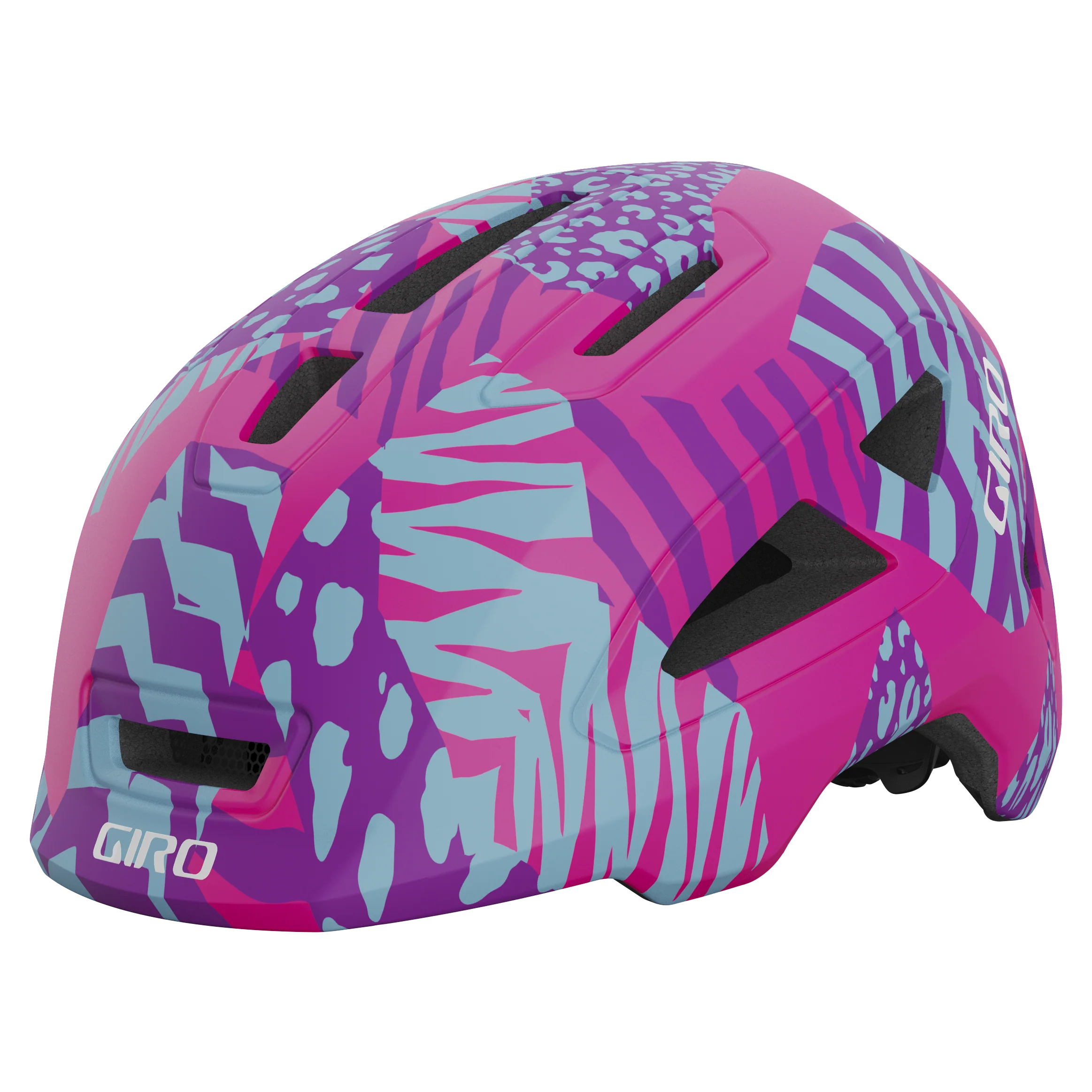 Giro Scamp II Helm matte pink animal