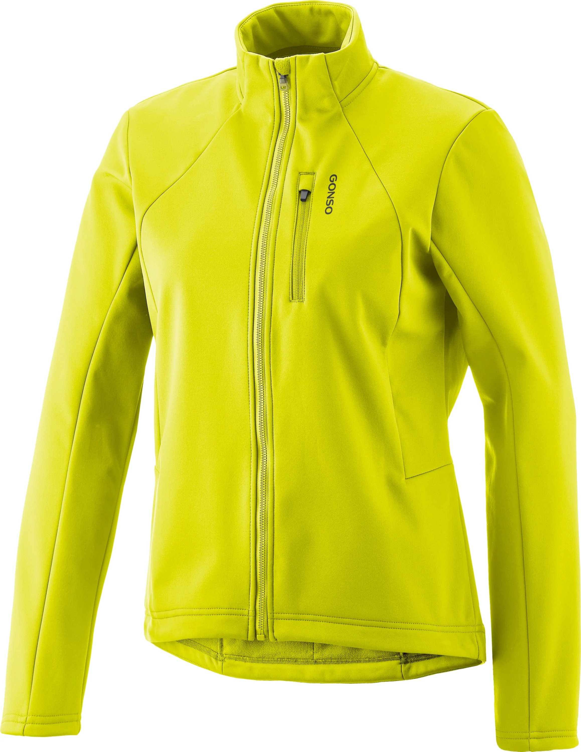 Gonso ADVENTURE JACKET SOFTSHELL W safety yellow - Image 3