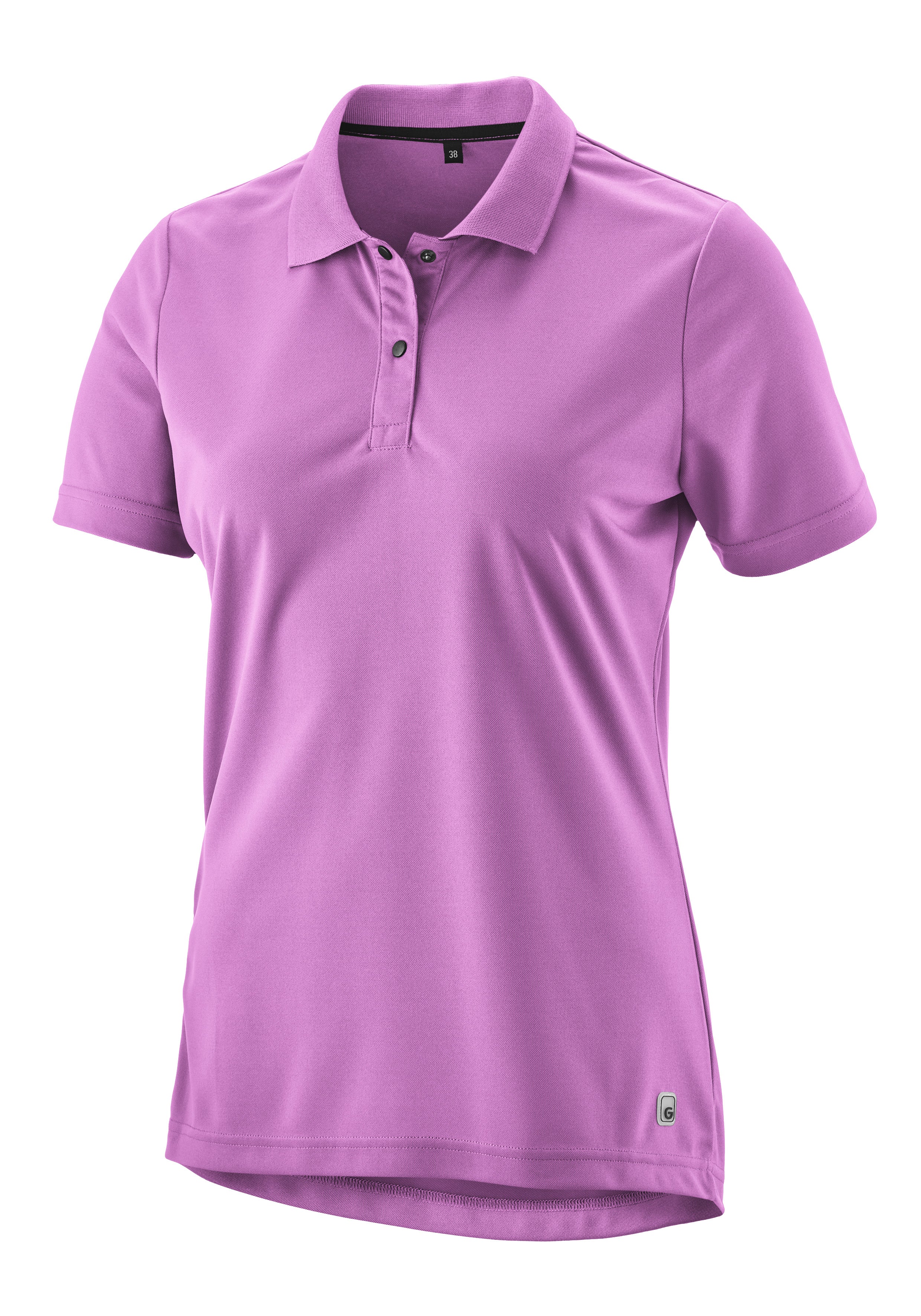 Gonso Essential Poloshirt Damen wisteria bloom - Image 3