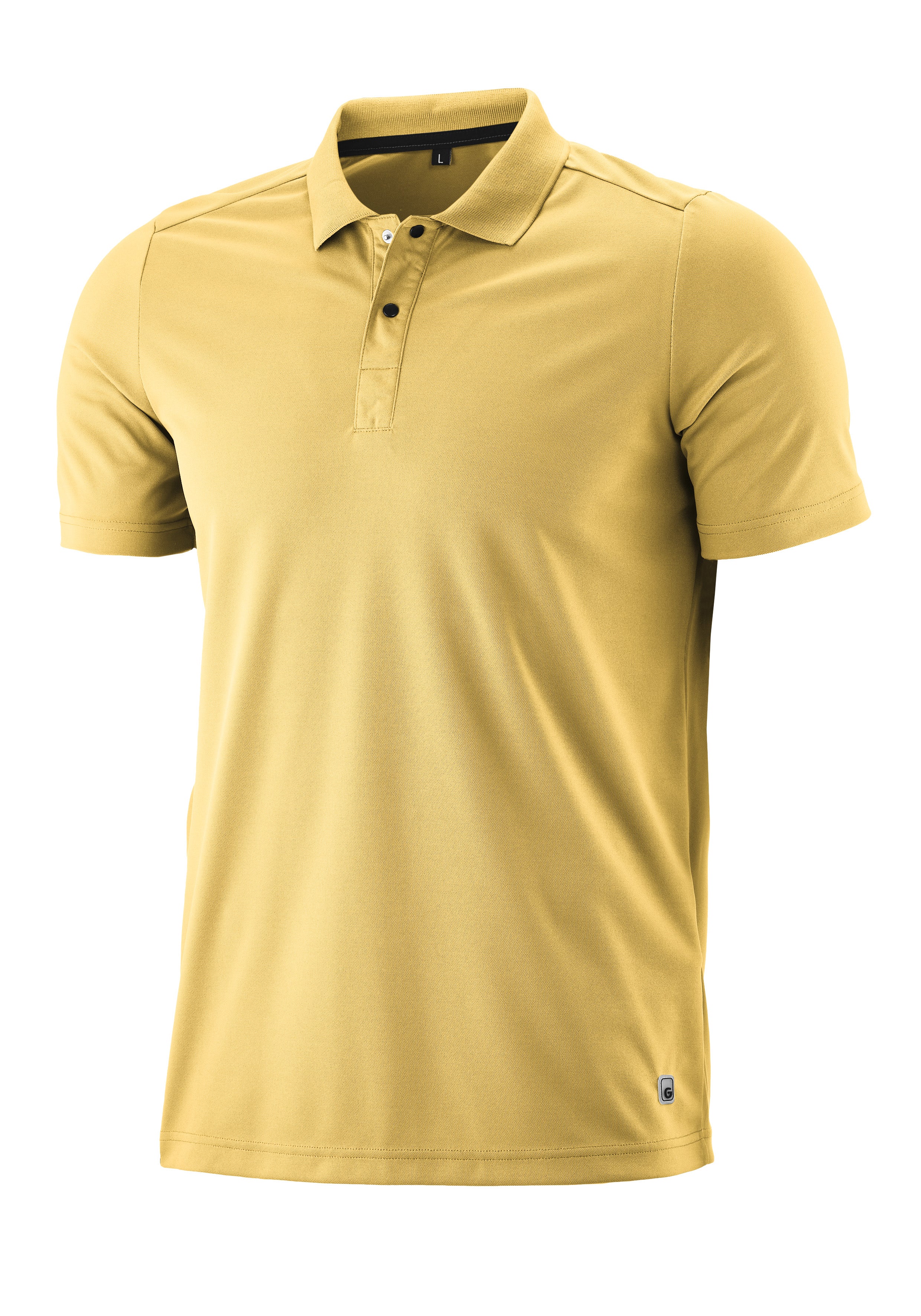 Gonso Essential Poloshirt Herren yellow finch - Image 3