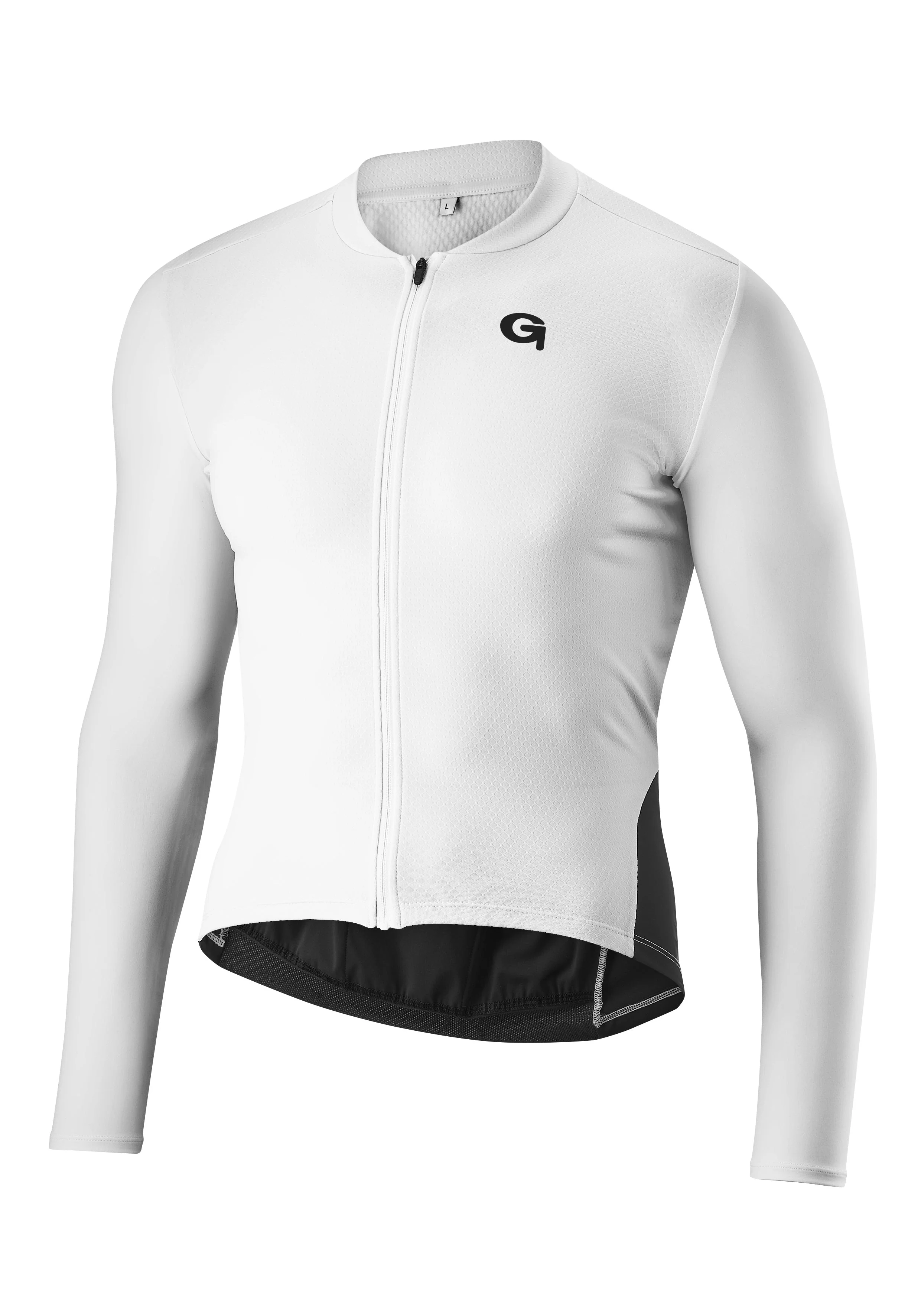 Gonso Sitivo Trikot Longsleeve M white / black - Image 2