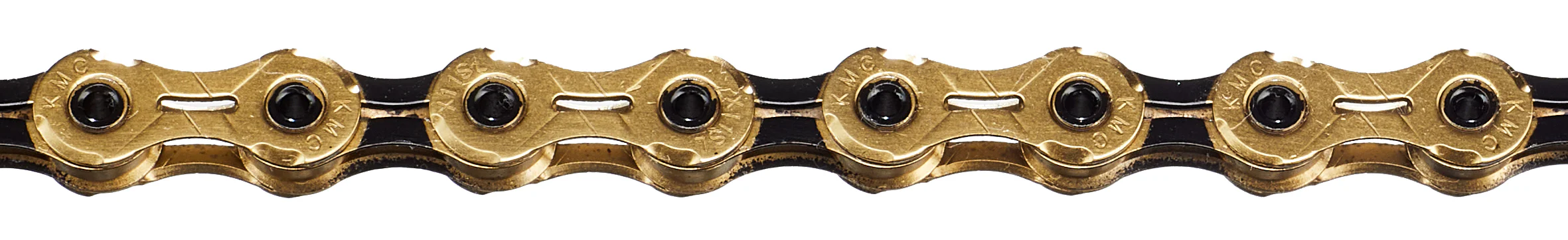 KMC X11SL Ti-N Kette 11-fach gold/schwarz - Image 3