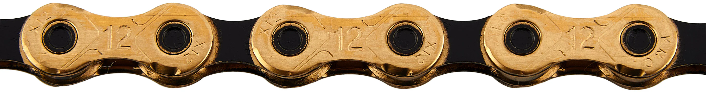 KMC X12 Ti-N Kette 12-fach gold/schwarz - Image 3