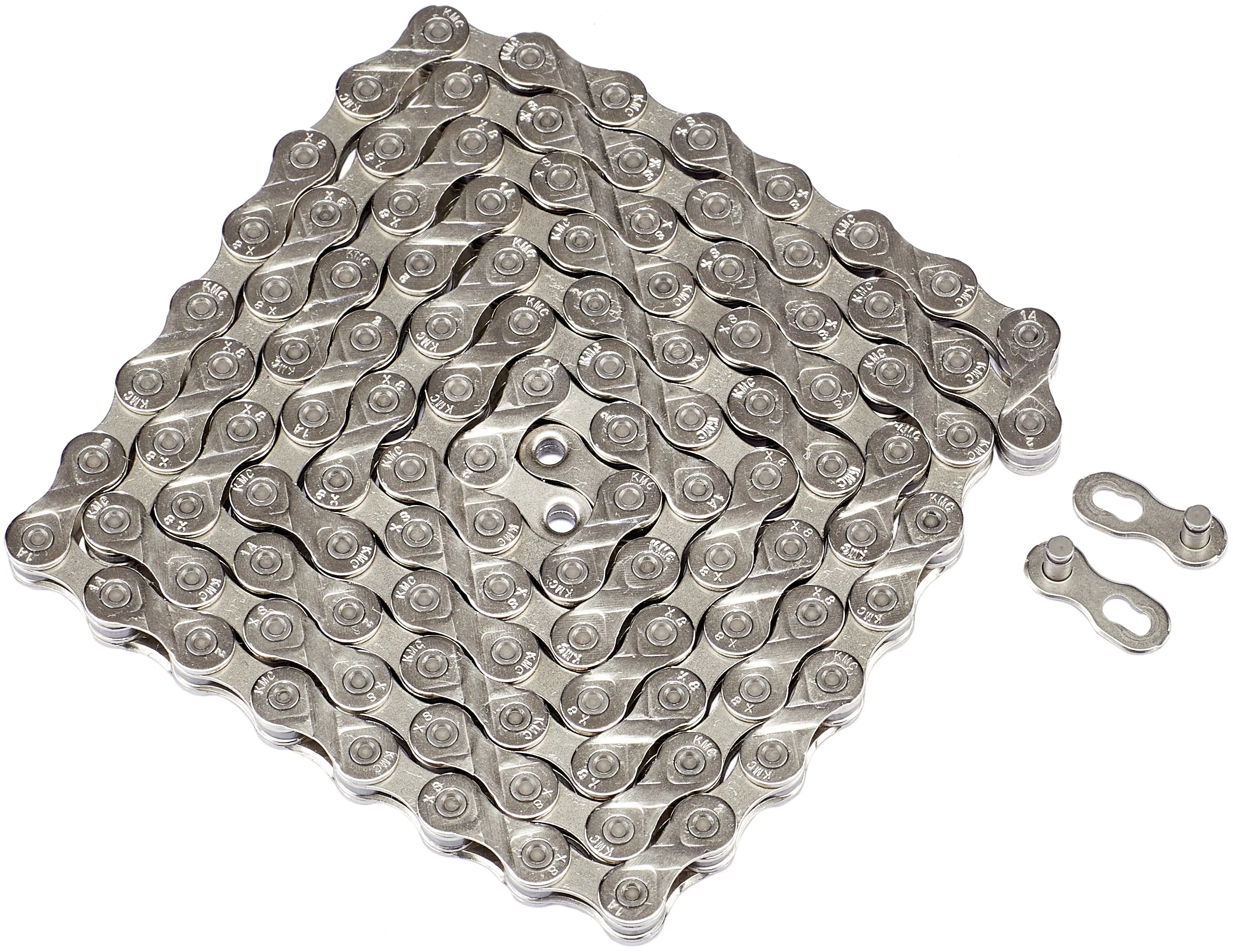 KMC X8 Kette 6-/7-/8-fach silber - Image 2