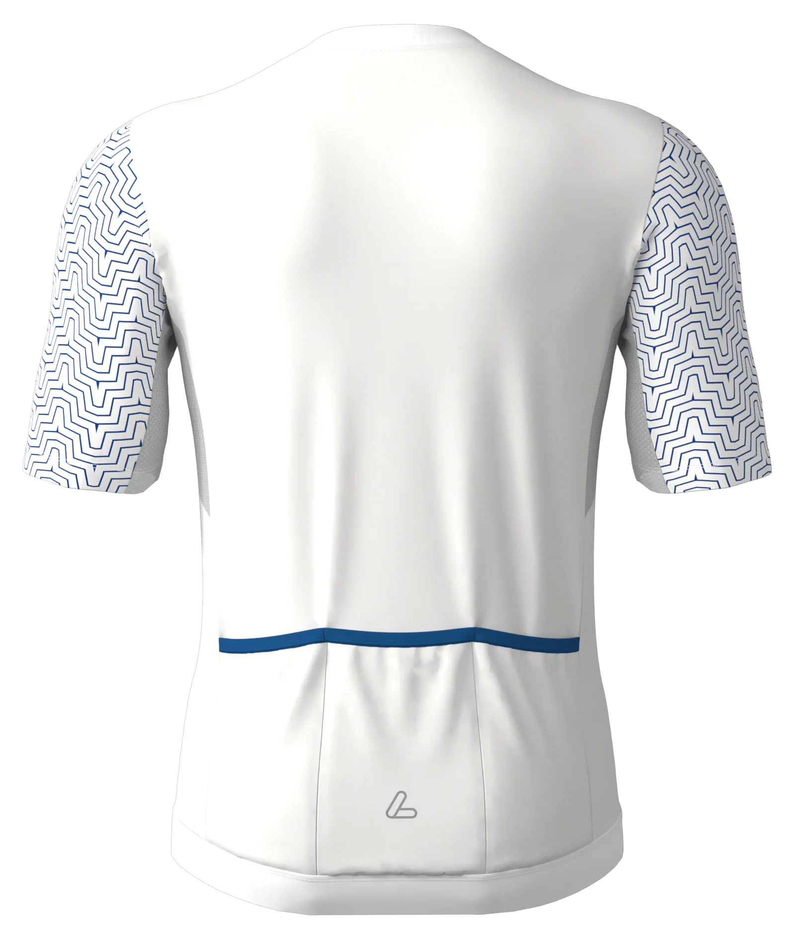Löffler M Bike Jersey Fz Gordy Mid White/Marin - Image 2