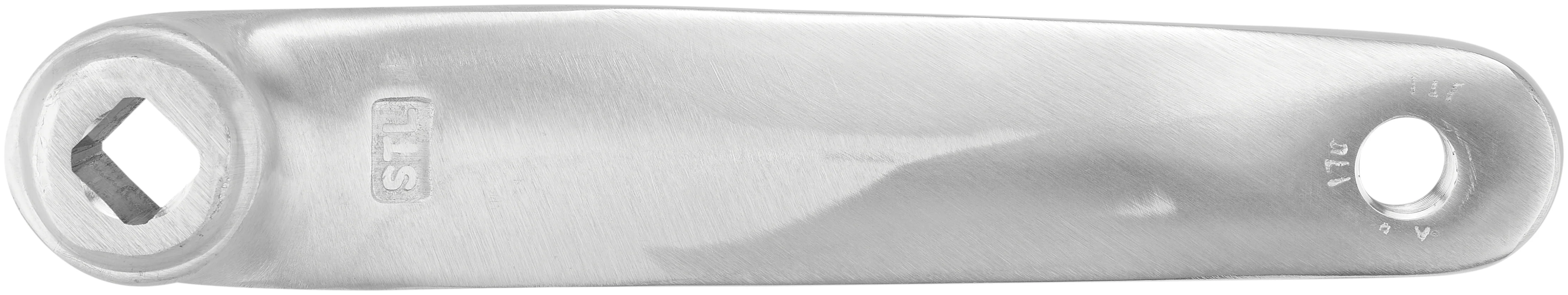 M-Wave Kurbelgarnitur 1-fach 44 Zähne Aluminium/Stahl silber - Image 4