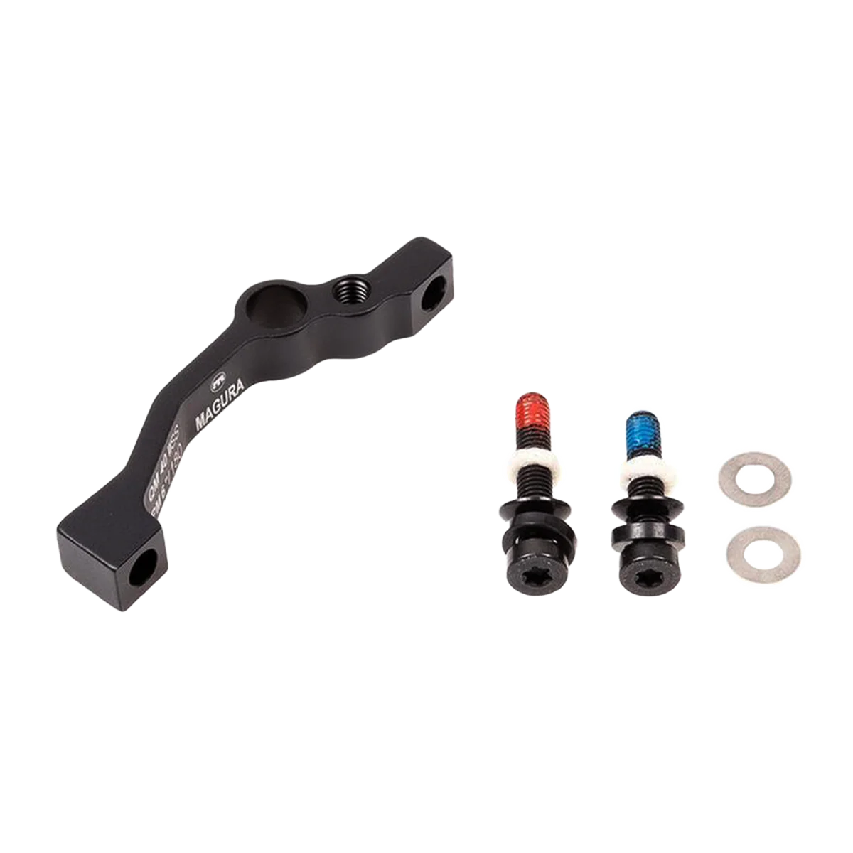 Magura QM40 CPL Adapter mit Distanzsstück/Schrauben und Scheiben schwarz