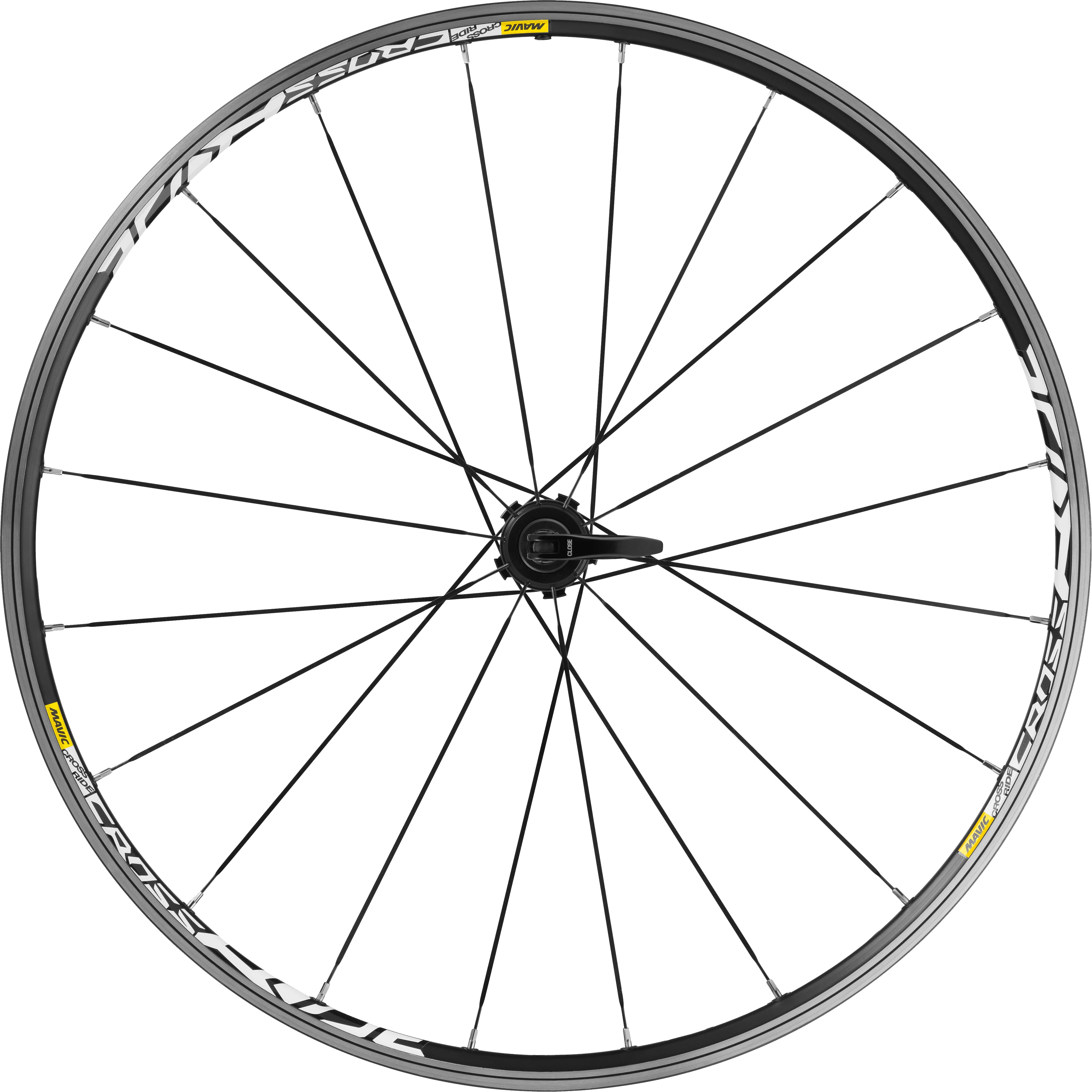 Mavic Crossride UB Hinterrad schwarz