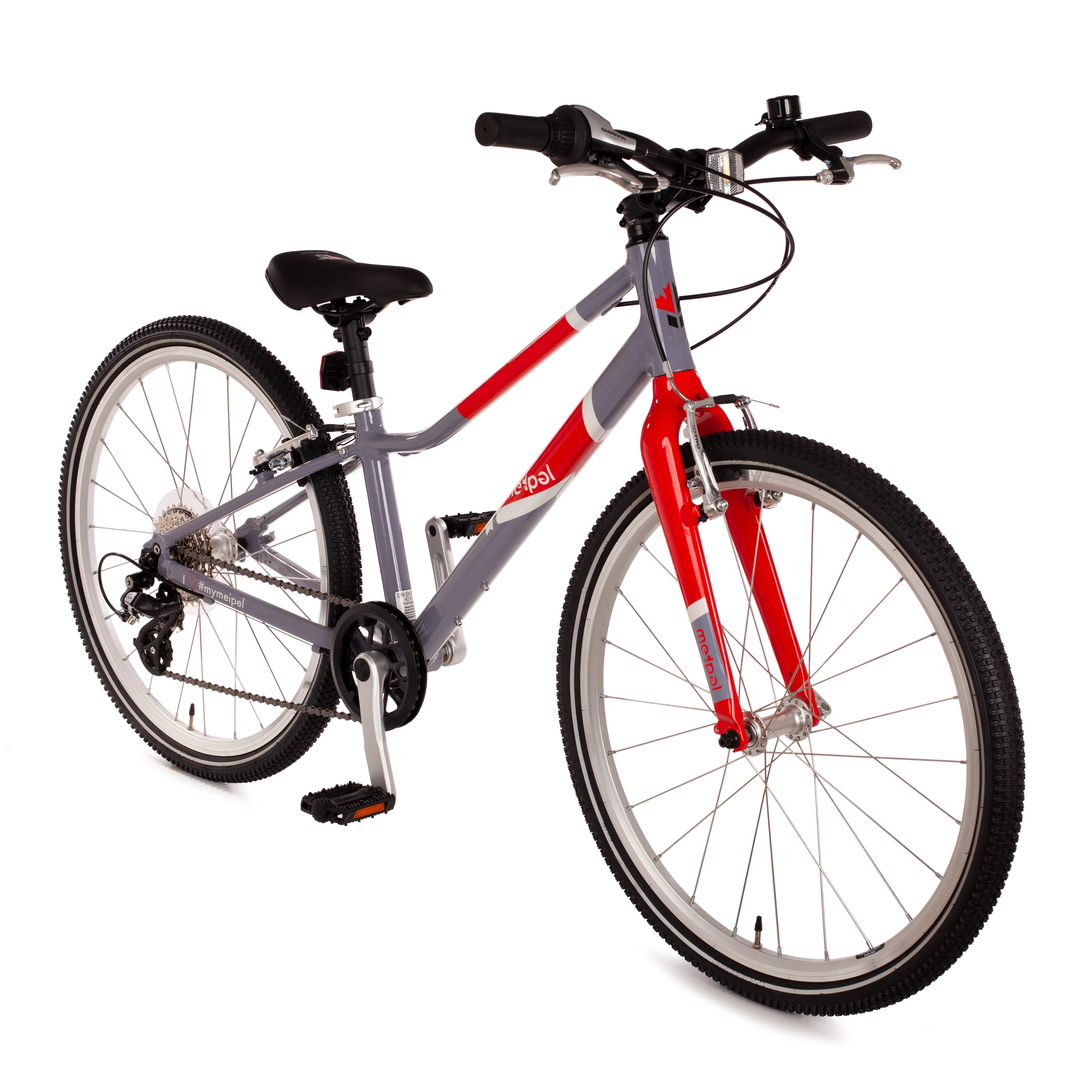 Meipel LITE Urban Kid Bike 24" Grau/Rot (2025) - Image 2