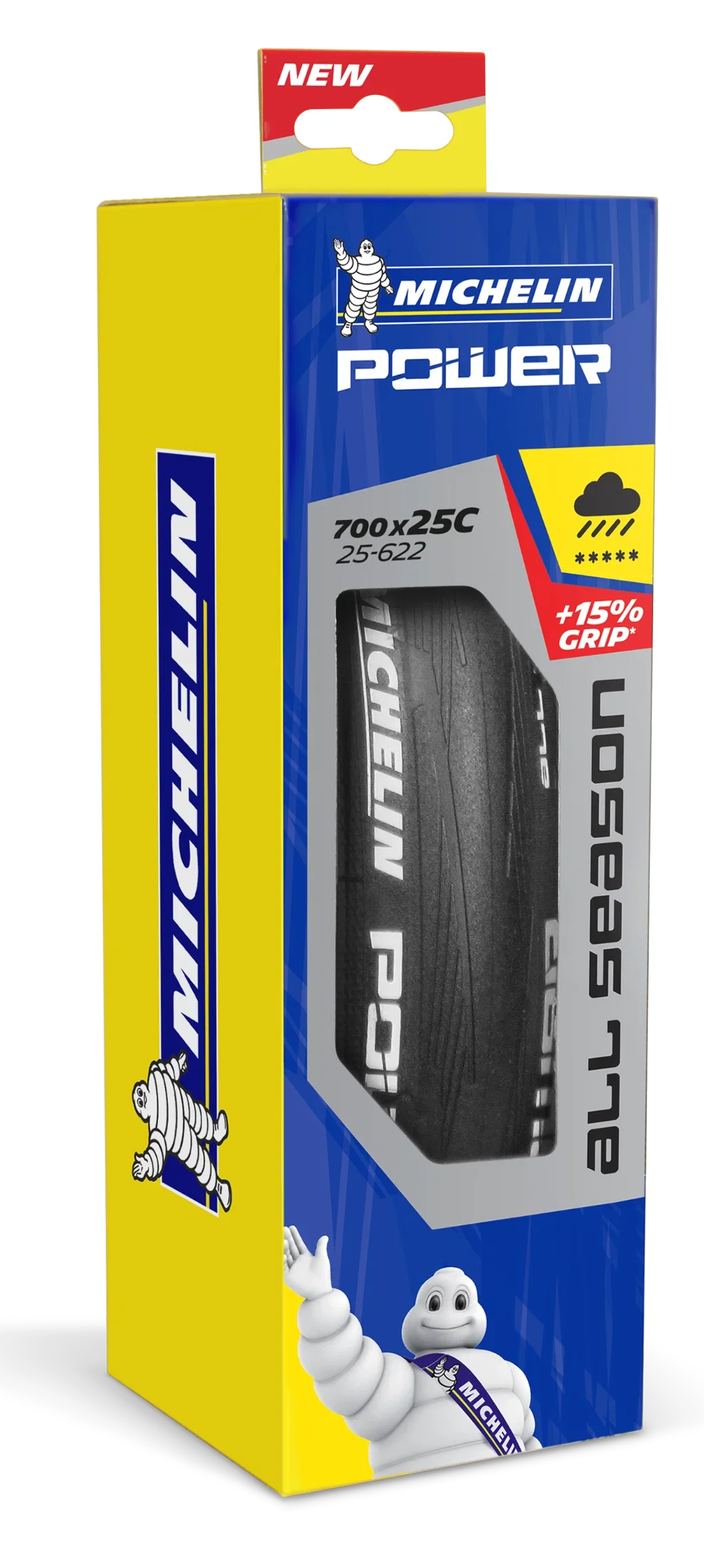 Michelin Power All Season Faltreifen 28x1.00" schwarz