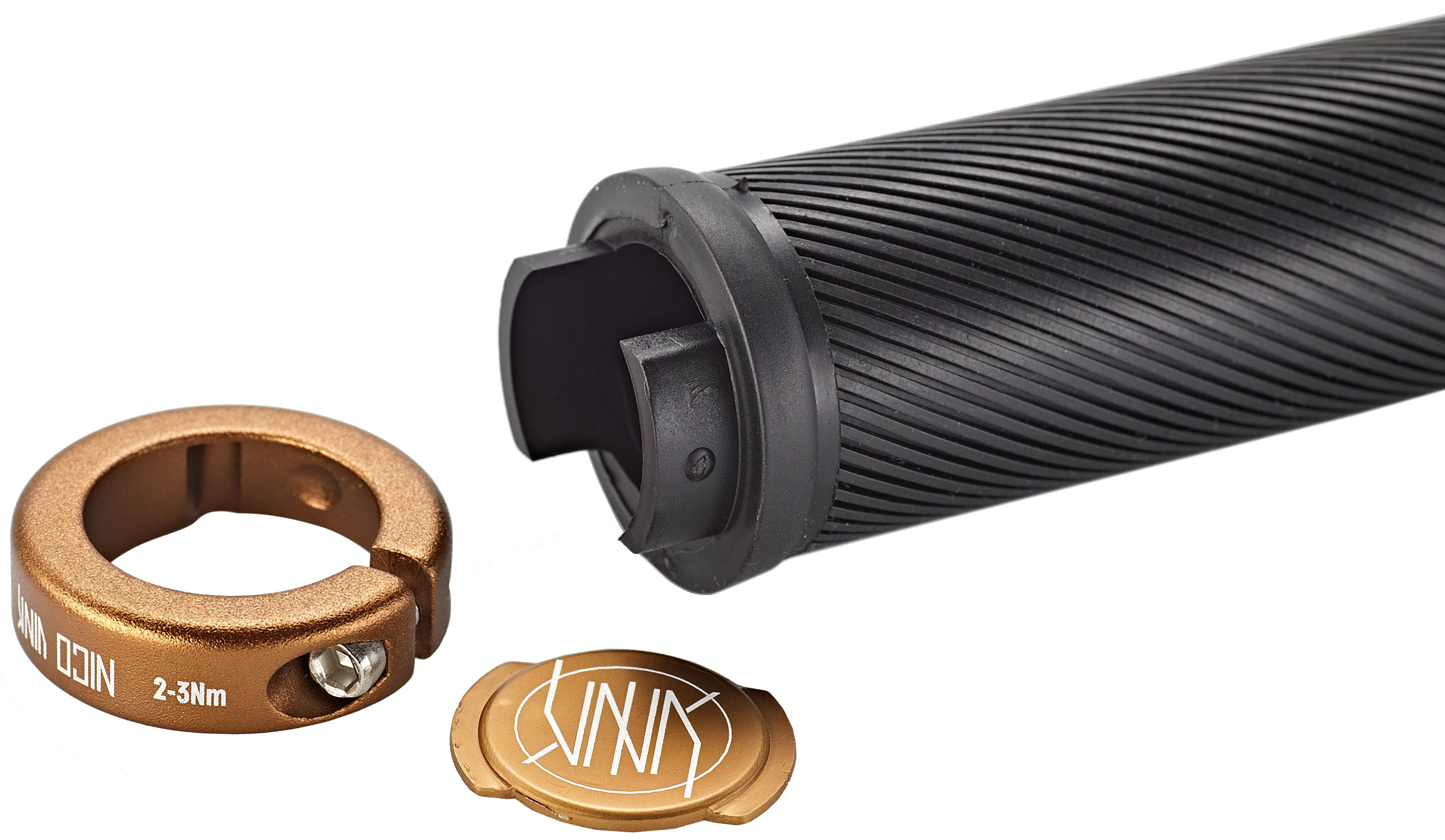 Reverse Nico Vink Signature Series Lock-On Griffe Ø30x130mm schwarz/braun - Image 2