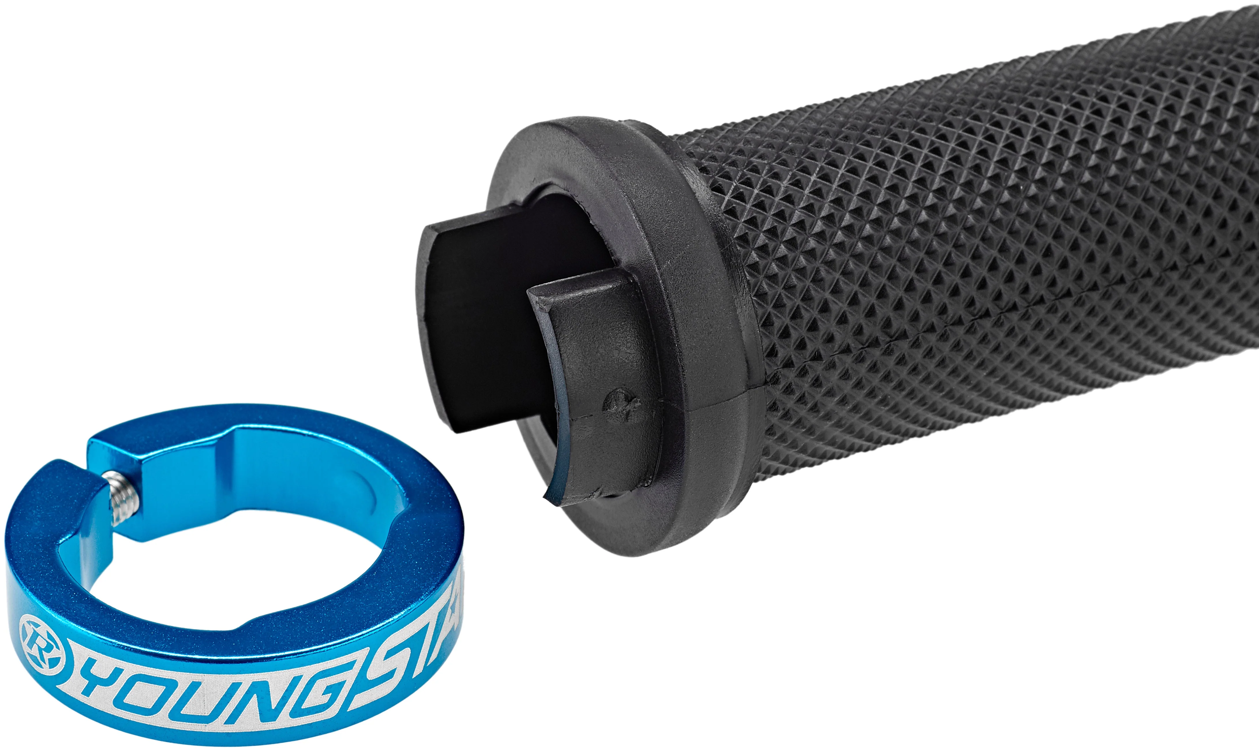 Reverse Youngstar Single Lock-On Griffe Ø28mm 98mm Kinder schwarz/hellblau - Image 2