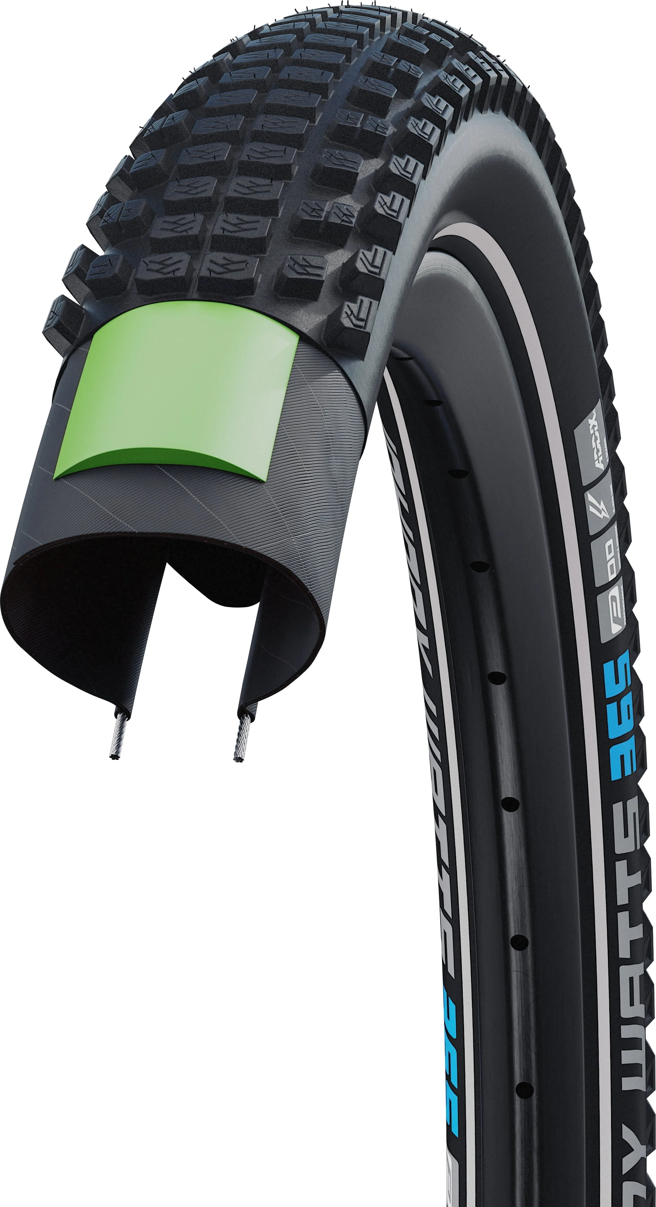 SCHWALBE Johnny Watts 365 Drahtreifen 29x2.60" Performance DD E-50 Addix 4Season Reflex - Image 4