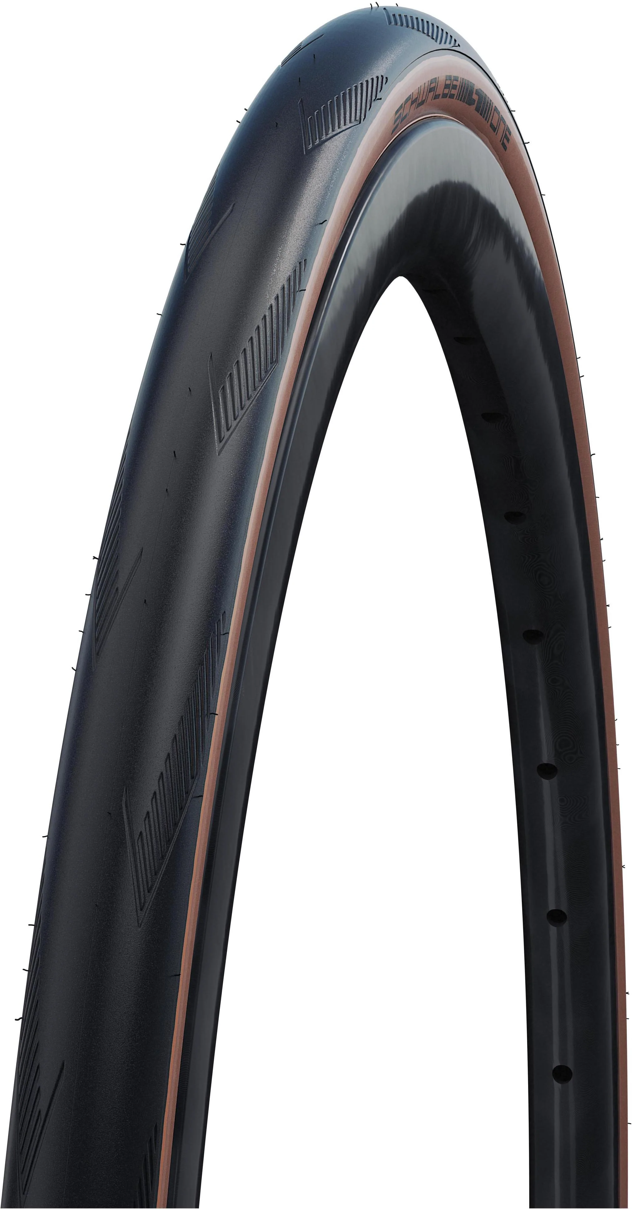 Schwalbe One Performance Faltreifen 700x25C RaceGuard SnakeSkin Addix braun/schwarz - Image 2