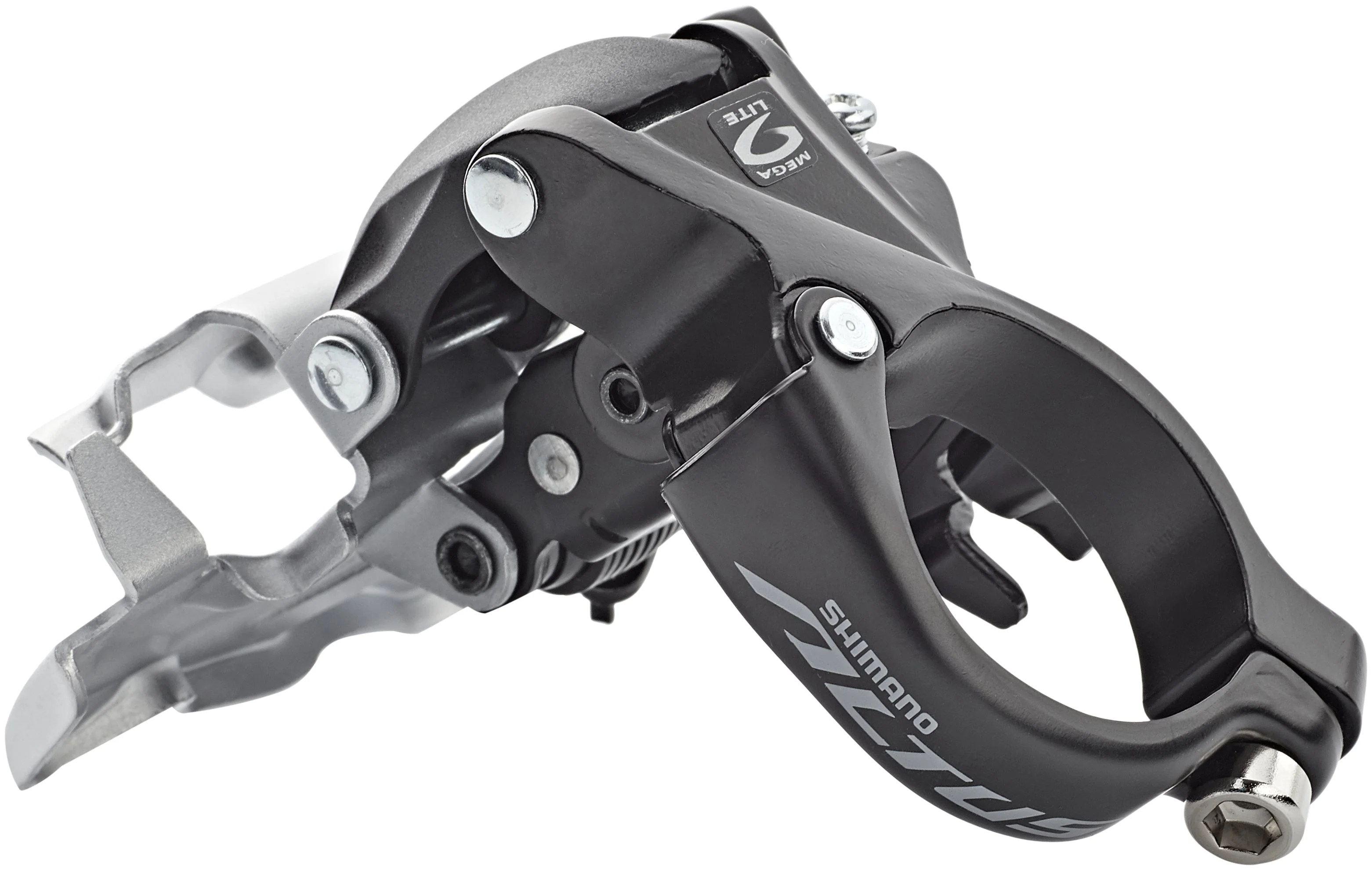 Shimano Altus FD-M2000 Umwerfer 3x9-fach Down Swing Schelle hoch silber/schwarz - Image 3