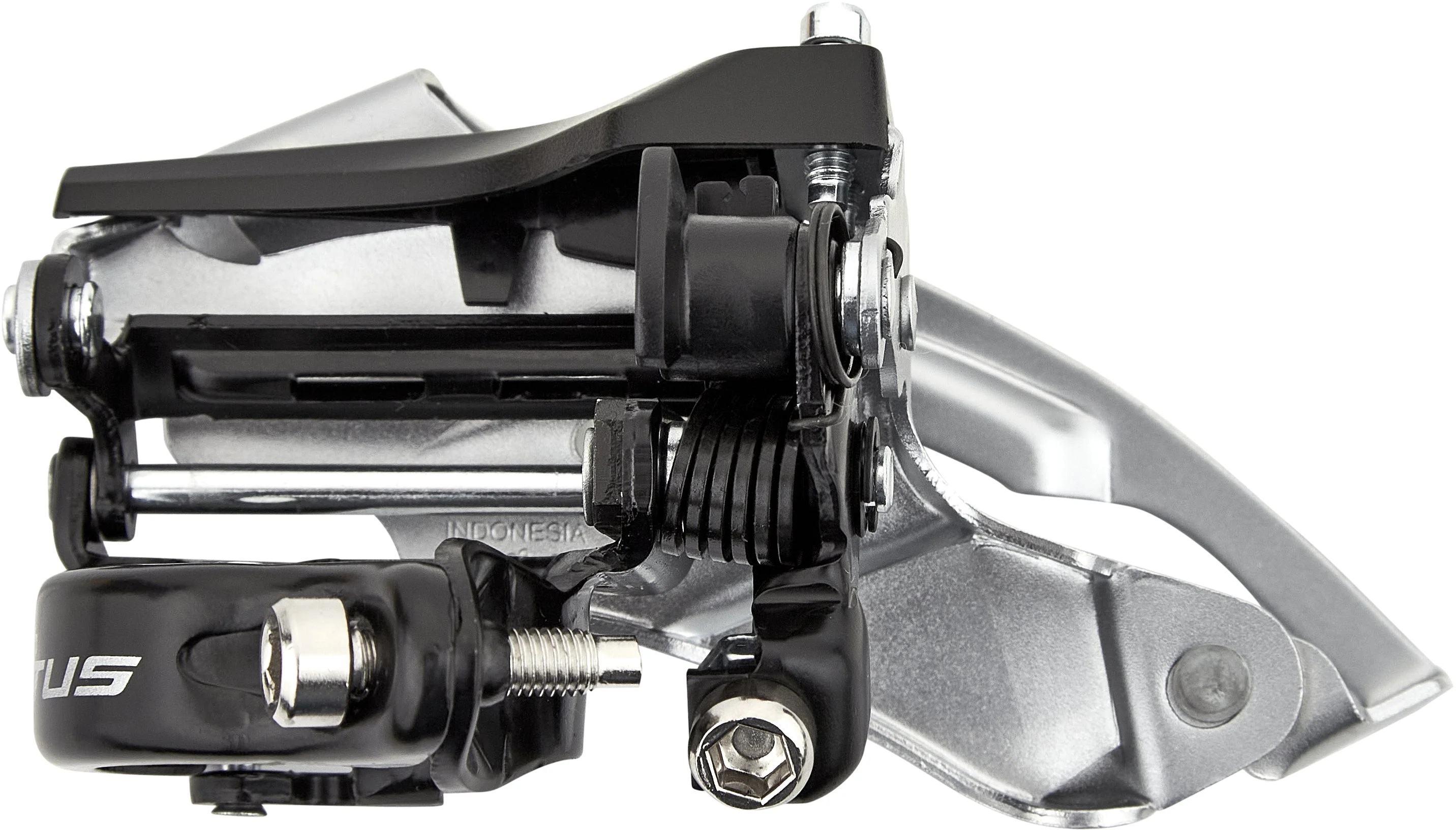 Shimano Altus FD-M370 Umwerfer 3x9-fach Schelle Dual-Pull schwarz/silber - Image 3
